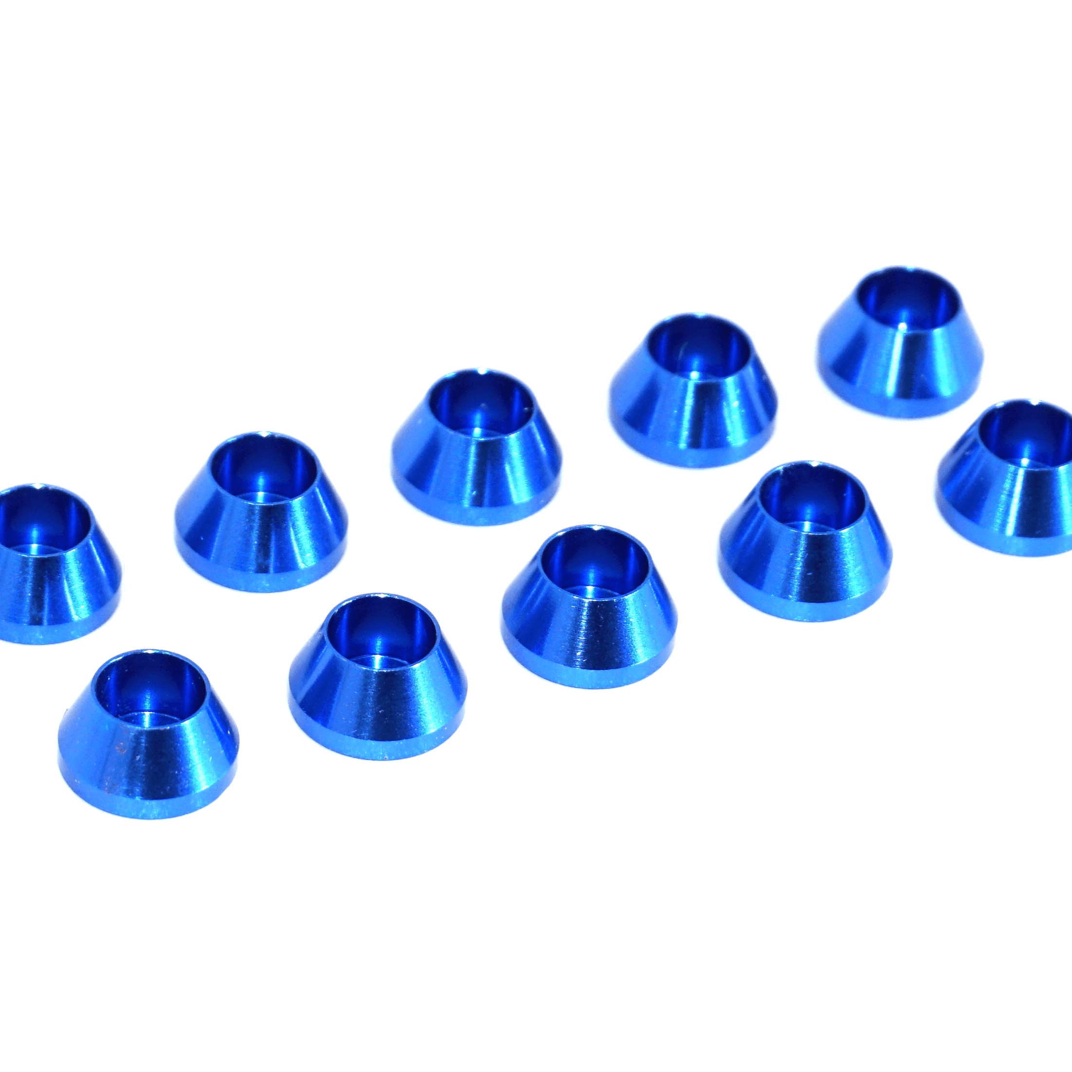 ZSPEC M2 Angled Cup Finish Washers for SHSC Socket-Cap Fasteners, 10-Pack - ZSPEC Design LLC - Hardware Fasteners - 10-pack, angled, billet hardware, Dress Up Washer, Fastener, m2, shsc - zspecdesign.com