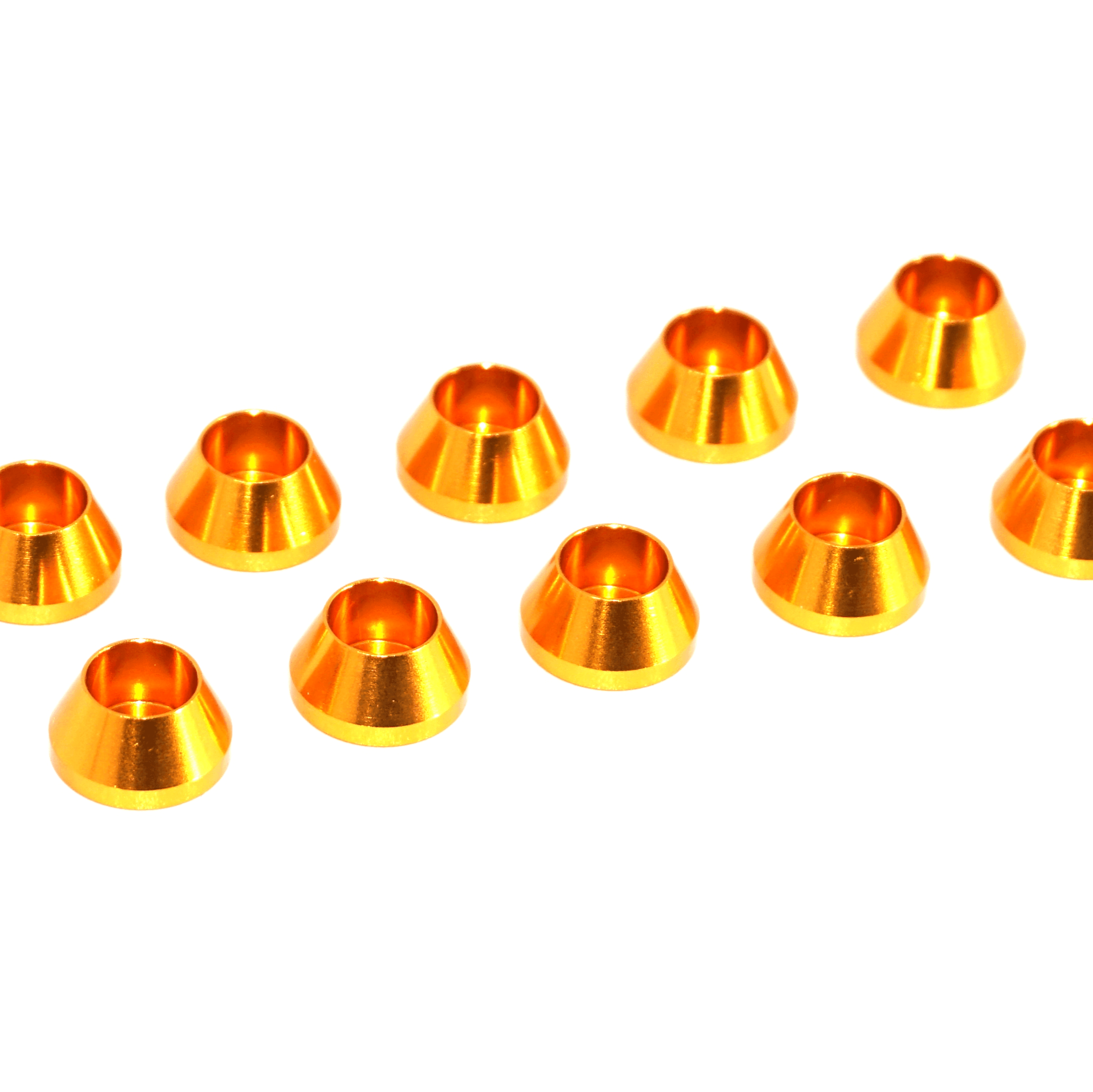 ZSPEC M2 Angled Cup Finish Washers for SHSC Socket-Cap Fasteners, 10-Pack - ZSPEC Design LLC - Hardware Fasteners - 10-pack, angled, billet hardware, Dress Up Washer, Fastener, m2, shsc - zspecdesign.com