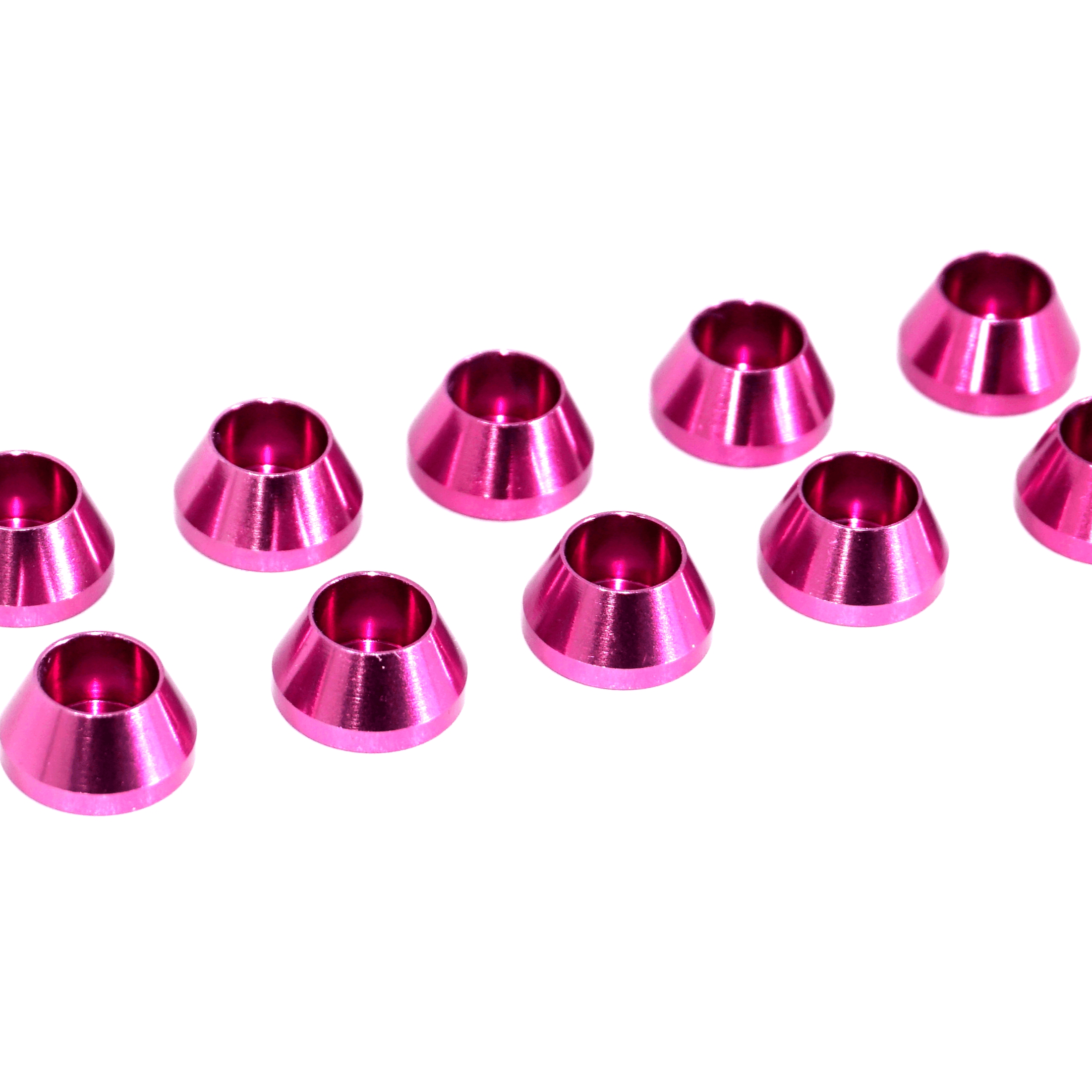 ZSPEC M2 Angled Cup Finish Washers for SHSC Socket-Cap Fasteners, 10-Pack - ZSPEC Design LLC - Hardware Fasteners - 10-pack, angled, billet hardware, Dress Up Washer, Fastener, m2, shsc - zspecdesign.com