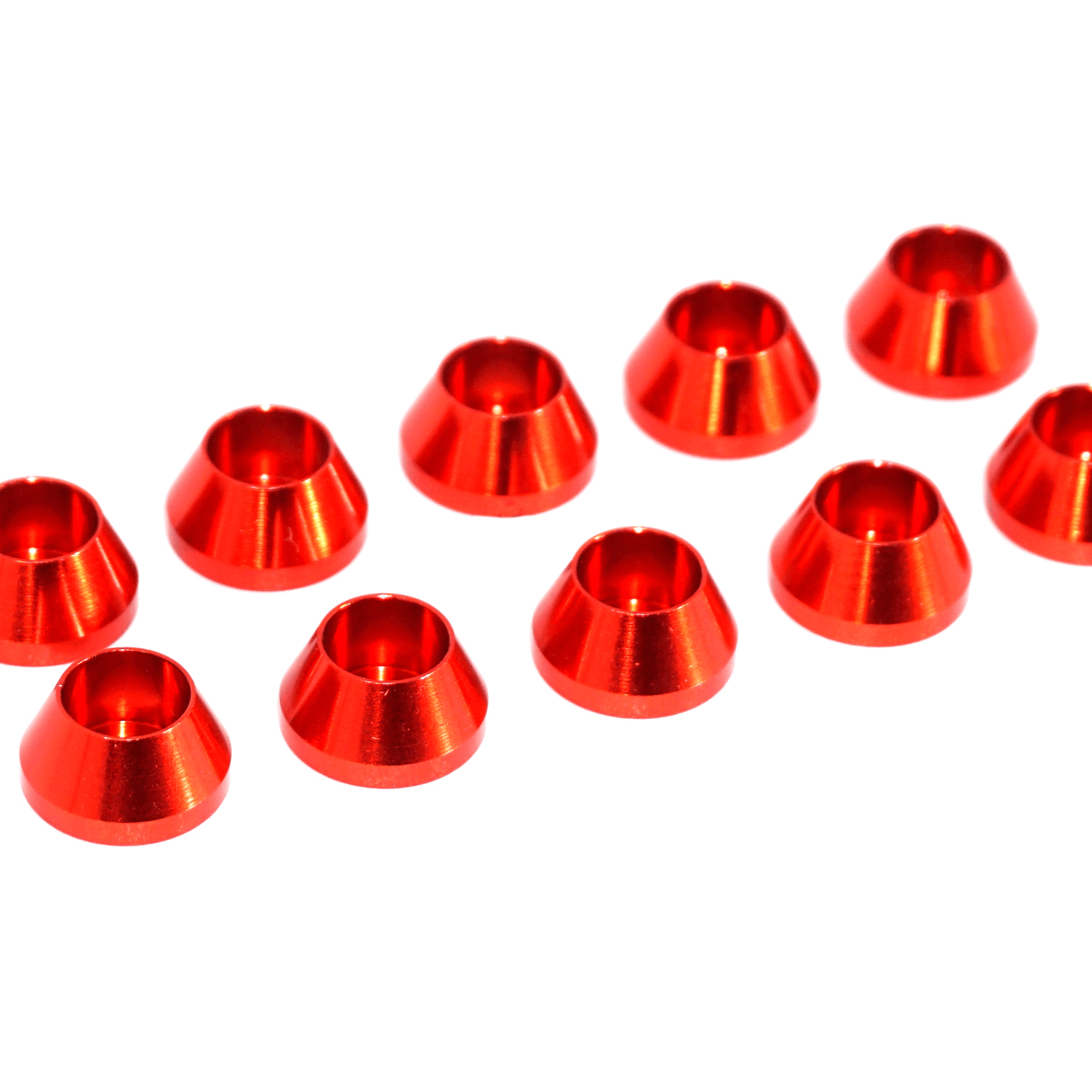 ZSPEC M2 Angled Cup Finish Washers for SHSC Socket-Cap Fasteners, 10-Pack - ZSPEC Design LLC - Hardware Fasteners - 10-pack, angled, billet hardware, Dress Up Washer, Fastener, m2, shsc - zspecdesign.com