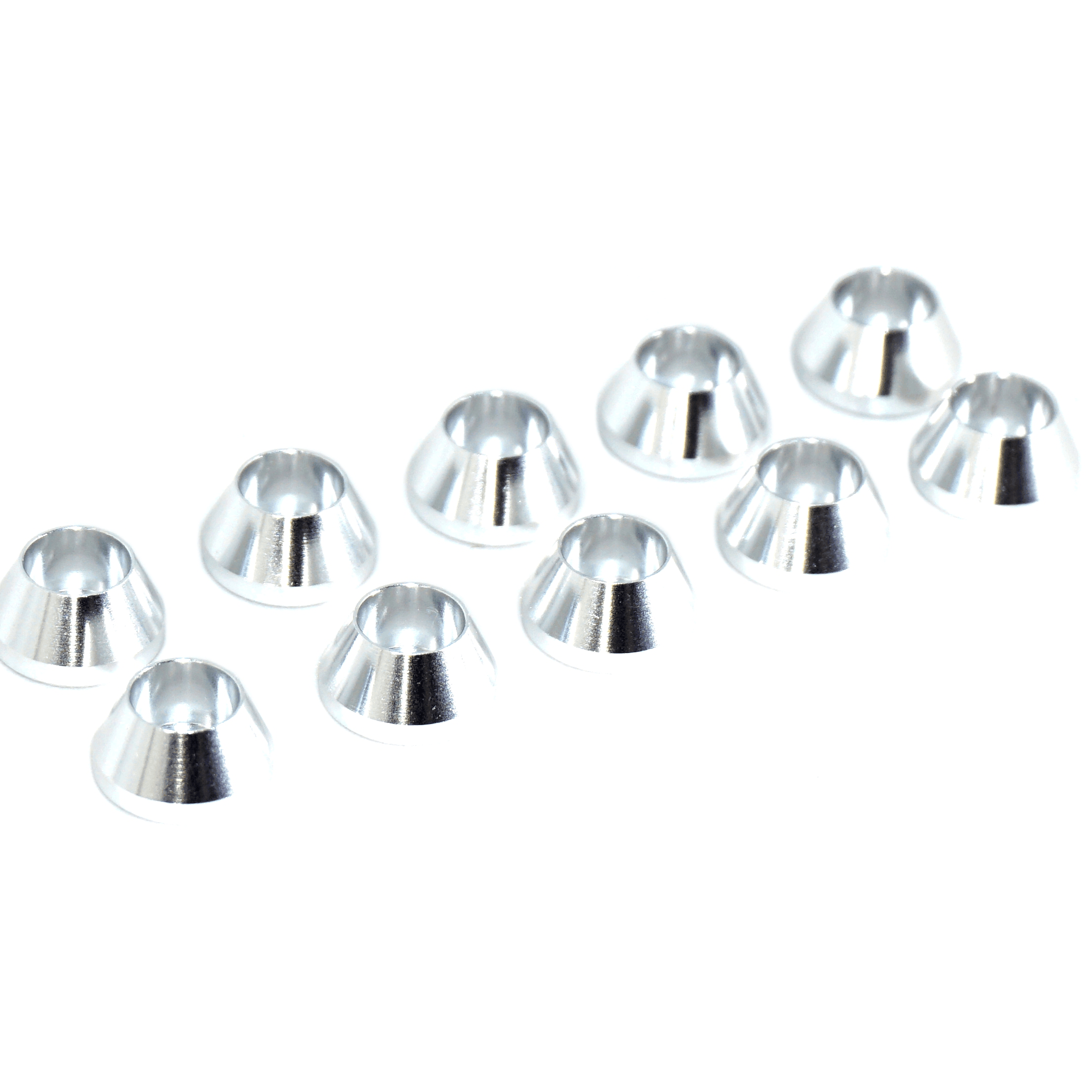 ZSPEC M2 Angled Cup Finish Washers for SHSC Socket-Cap Fasteners, 10-Pack - ZSPEC Design LLC - Hardware Fasteners - 10-pack, angled, billet hardware, Dress Up Washer, Fastener, m2, shsc - zspecdesign.com