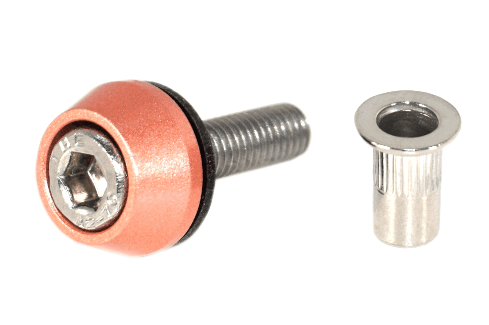 ZSPEC Body Kit Fastener, M5x20mm Stainless & Billet w/Rivet Nut, Per Each - ZSPEC Design LLC - Hardware Fasteners - 44-pack, abflug, aimgain, amuse, auto veloce, body, body hardware, body kit, clinched, damd, Do-Luck, Dress Up Bolt, fender, flare, fujimura, greddy, hamann, hks, ings+1, knight sports, kuhl, lbw, liberty walk, m-sports, m5, novitec, pandem, per each, rocket bunny, rowen, sense, stainless, street hunter, twinz, veilside, zele, zero sports - zspecdesign.com