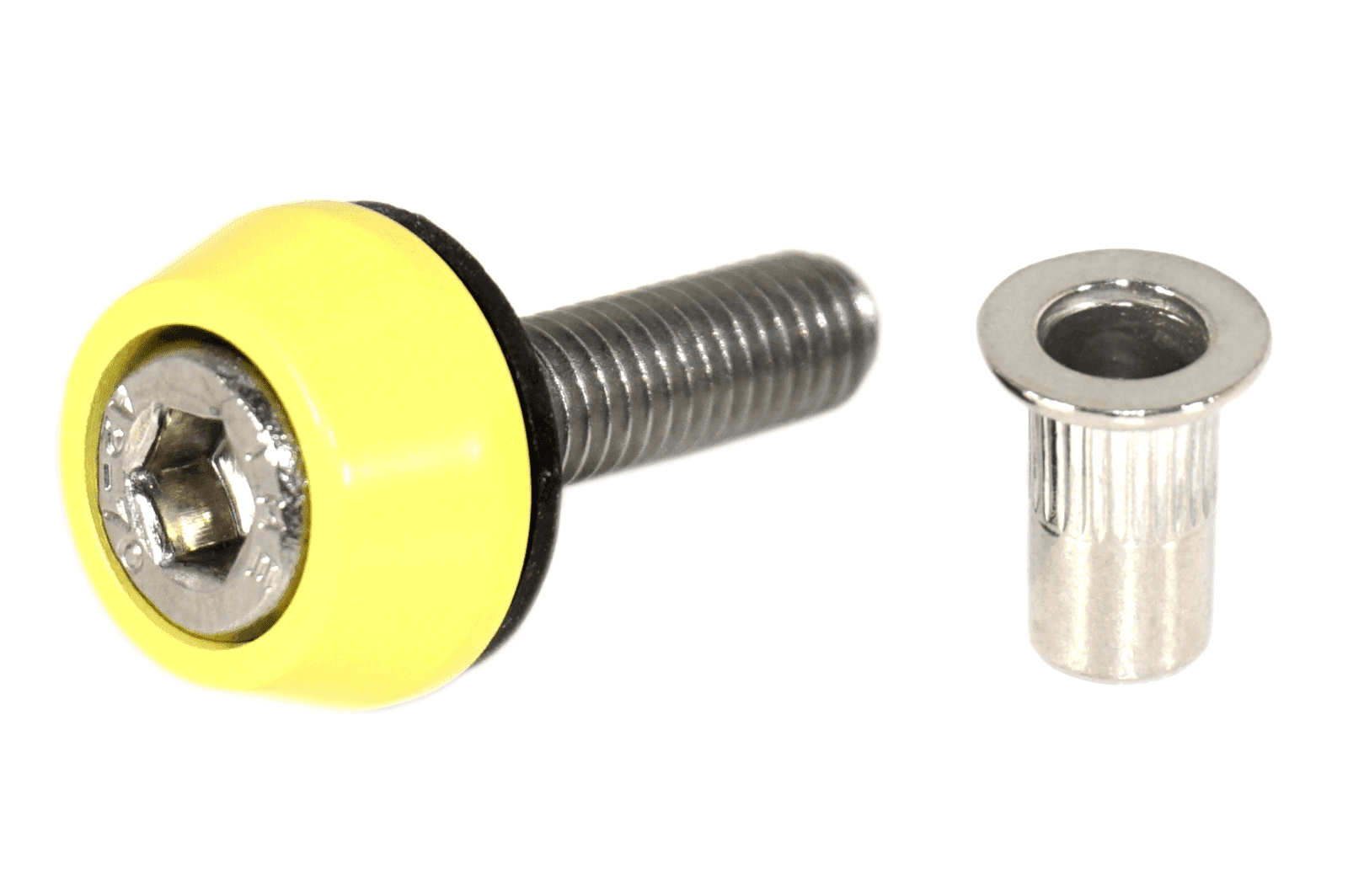 ZSPEC Body Kit Fastener, M5x20mm Stainless & Billet w/Rivet Nut, Per Each - ZSPEC Design LLC - Hardware Fasteners - 44-pack, abflug, aimgain, amuse, auto veloce, body, body hardware, body kit, clinched, damd, Do-Luck, Dress Up Bolt, fender, flare, fujimura, greddy, hamann, hks, ings+1, knight sports, kuhl, lbw, liberty walk, m-sports, m5, novitec, pandem, per each, rocket bunny, rowen, sense, stainless, street hunter, twinz, veilside, zele, zero sports - zspecdesign.com