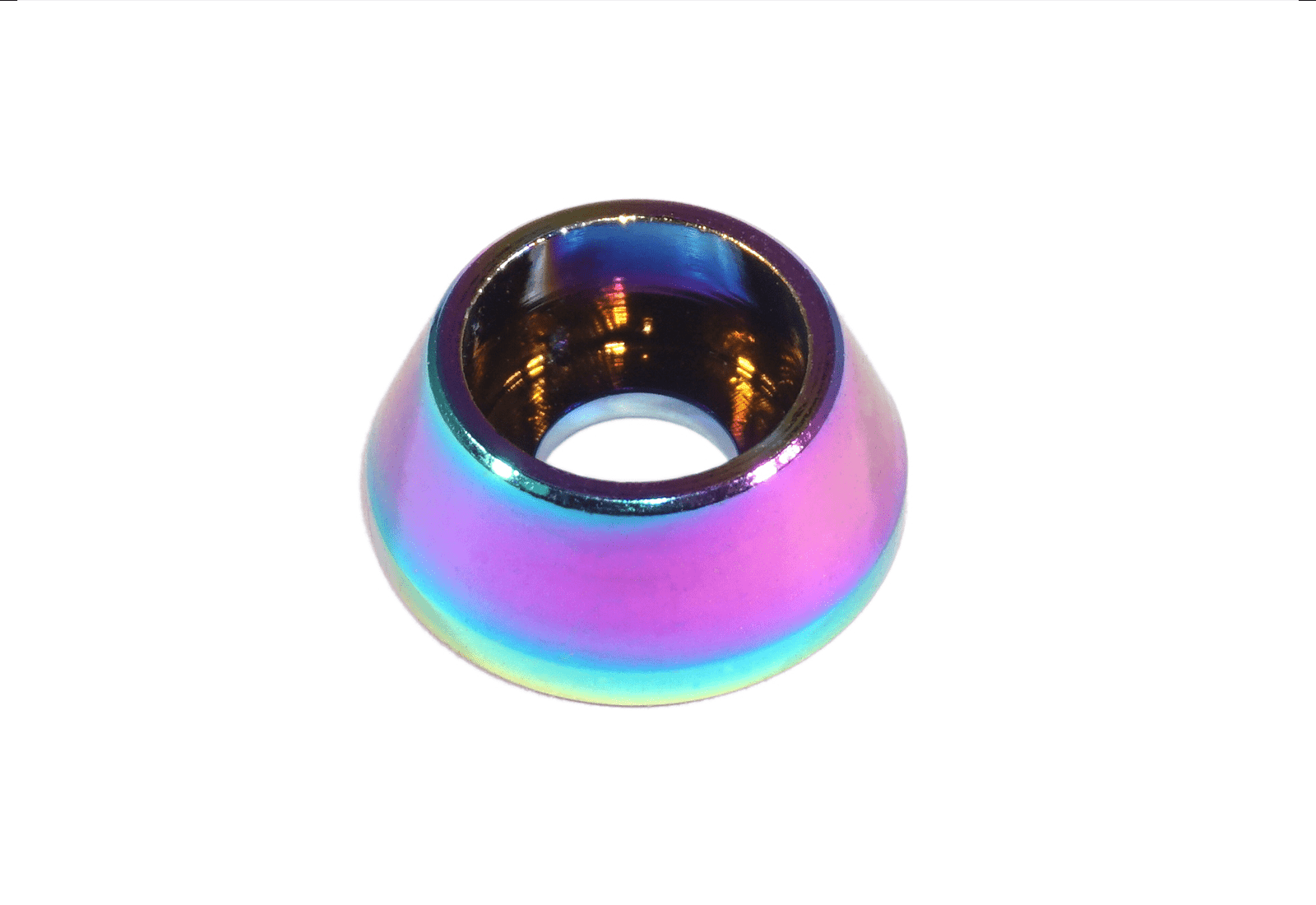 ZSPEC M5 Billet Angled Cup Finish Washers for SHSC Socket-Cap Fasteners, Billet, 10-Pack - ZSPEC Design LLC - Hardware Fasteners - 10-pack, billet hardware, Dress Up Washer, finish washer, m5, shsc, straight - zspecdesign.com