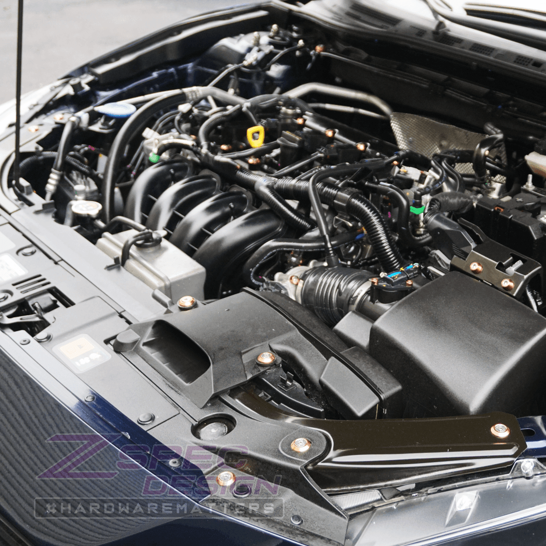 ZSPEC "Stage 3" Dress Up Bolts® Fastener Kit for '14-17 Mazda3 2.0L, Stainless & Billet - ZSPEC Design LLC - Hardware Fasteners - Fastener Kit, mazda, mazda3, stage 3 - zspecdesign.com