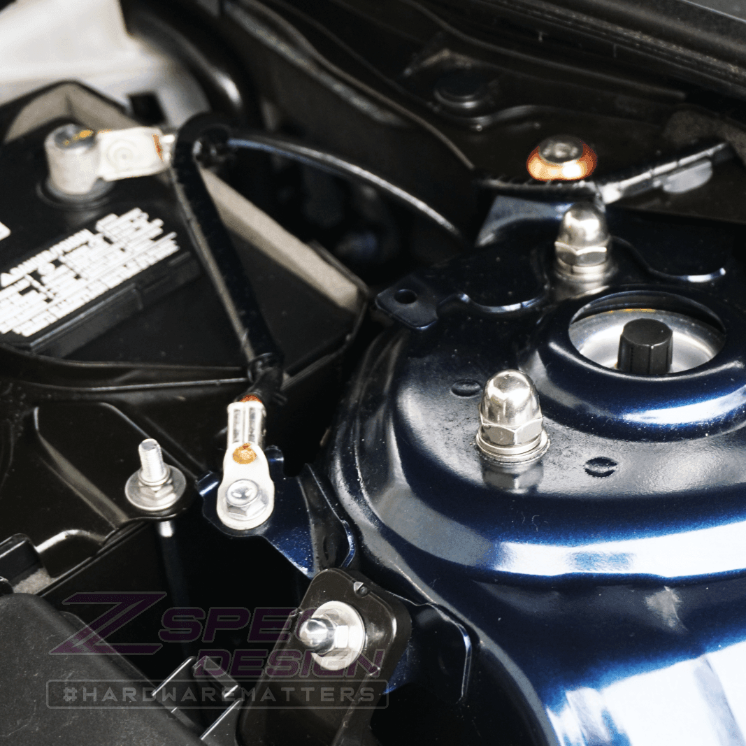 ZSPEC "Stage 3" Dress Up Bolts® Fastener Kit for '14-17 Mazda3 2.0L, Stainless & Billet - ZSPEC Design LLC - Hardware Fasteners - Fastener Kit, mazda, mazda3, stage 3 - zspecdesign.com