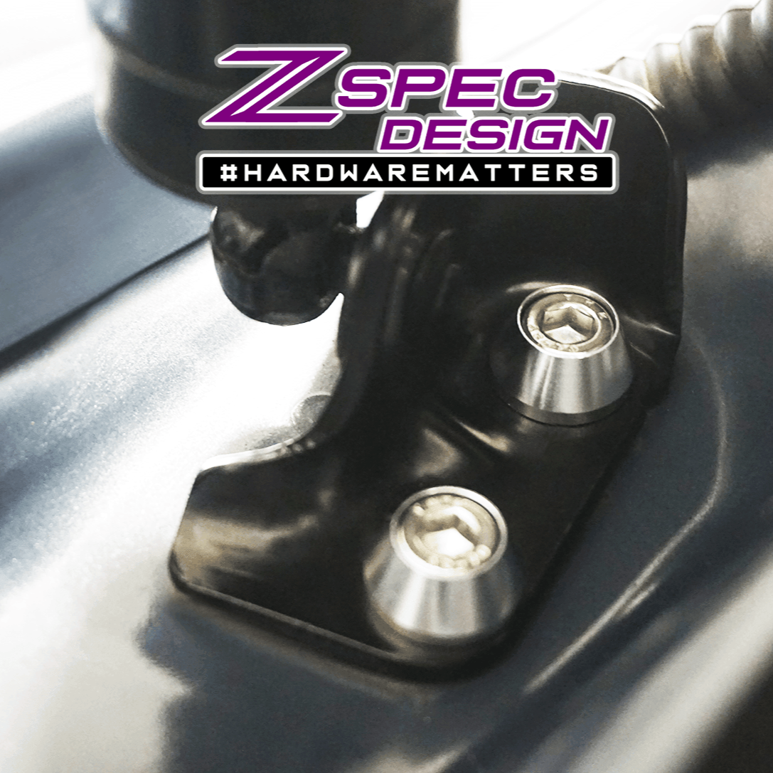 ZSPEC Dress Up Bolts® Hatch/Trunk-Area Fastener Kit for '17-23 Mazda CX-9, Stainless & Billet - ZSPEC Design LLC - Hardware Fasteners - cx-9, Fastener Kit, mazda - zspecdesign.com