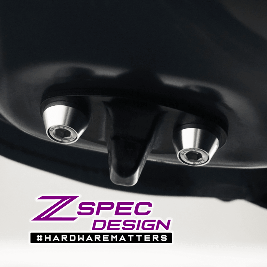 ZSPEC Dress Up Bolts® Hatch/Trunk-Area Fastener Kit for '17-23 Mazda CX-9, Stainless & Billet - ZSPEC Design LLC - Hardware Fasteners - cx-9, Fastener Kit, mazda - zspecdesign.com