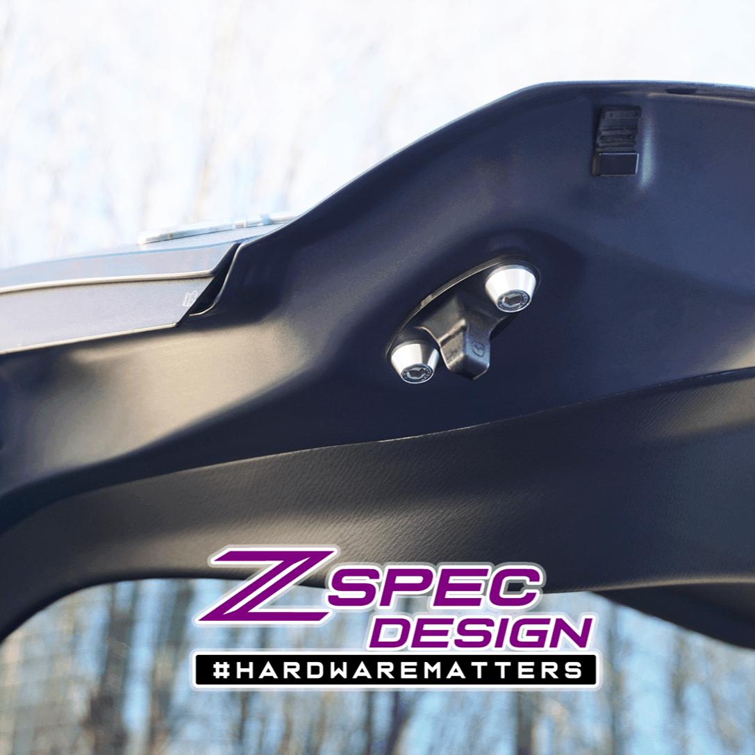 ZSPEC Dress Up Bolts® Hatch/Trunk-Area Fastener Kit for '17-23 Mazda CX-9, Stainless & Billet - ZSPEC Design LLC - Hardware Fasteners - cx-9, Fastener Kit, mazda - zspecdesign.com