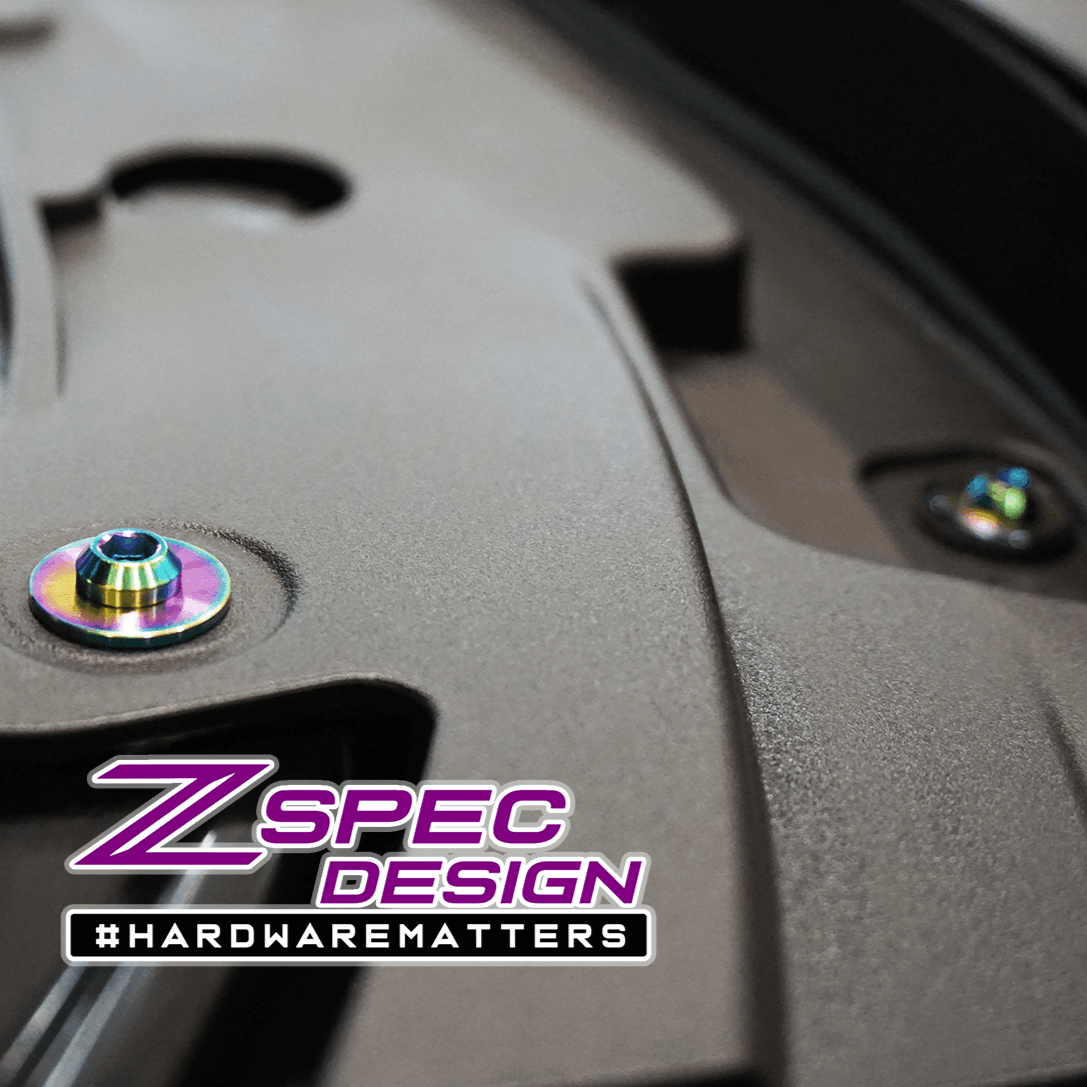 ZSPEC "Stage 1" Dress Up Bolts® Fastener Kit for '17-23 Mazda CX-5, Titanium - ZSPEC Design LLC - Hardware Fasteners - cx-9, Fastener Kit, mazda, stage 1 - zspecdesign.com