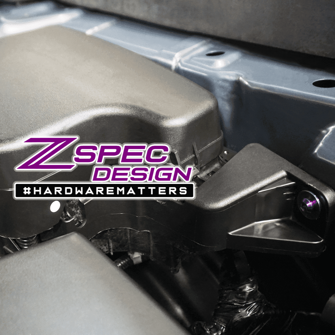 ZSPEC "Stage 1" Dress Up Bolts® Fastener Kit for '16-23 Mazda CX-9, Titanium - ZSPEC Design LLC - Hardware Fasteners - cx-9, Fastener Kit, mazda, stage 1 - zspecdesign.com