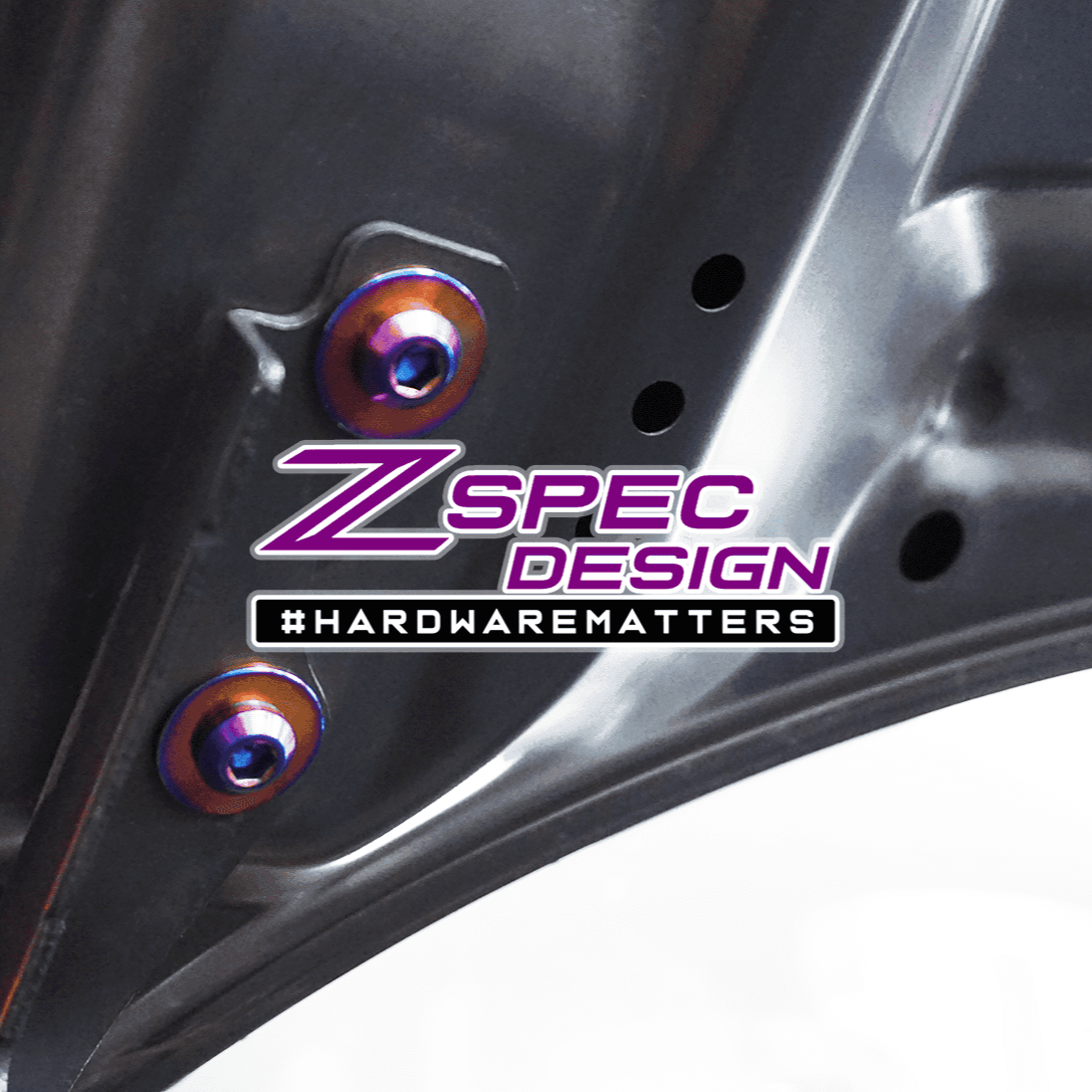 ZSPEC "Stage 2" Dress Up Bolts® Fastener Kit for '16-23 Mazda CX-9, Titanium - ZSPEC Design LLC - Hardware Fasteners - cx-9, Fastener Kit, mazda, stage 2 - zspecdesign.com