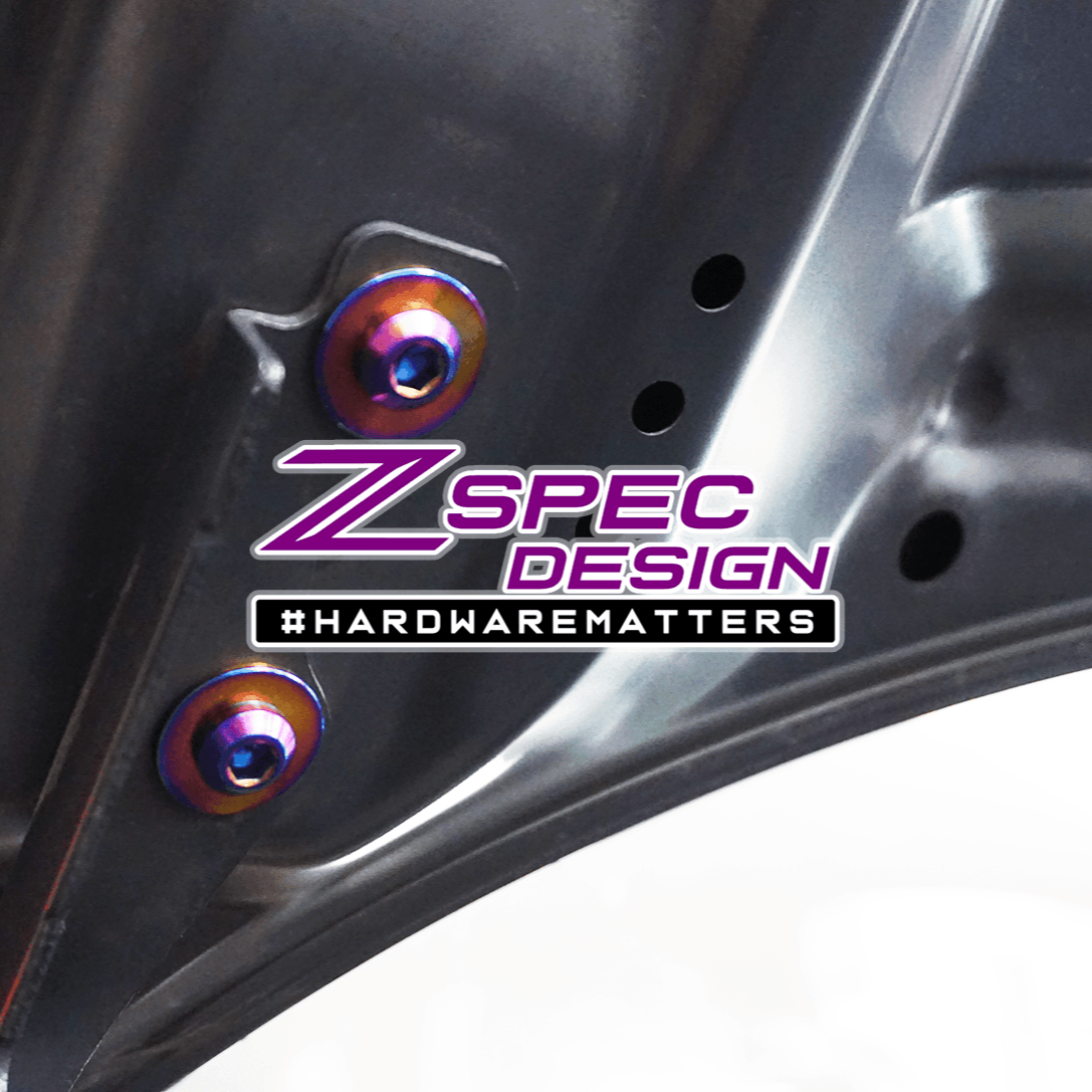 ZSPEC "Stage 1" Dress Up Bolts® Fastener Kit for '17-23 Mazda CX-5, Titanium - ZSPEC Design LLC - Hardware Fasteners - cx-9, Fastener Kit, mazda, stage 1 - zspecdesign.com