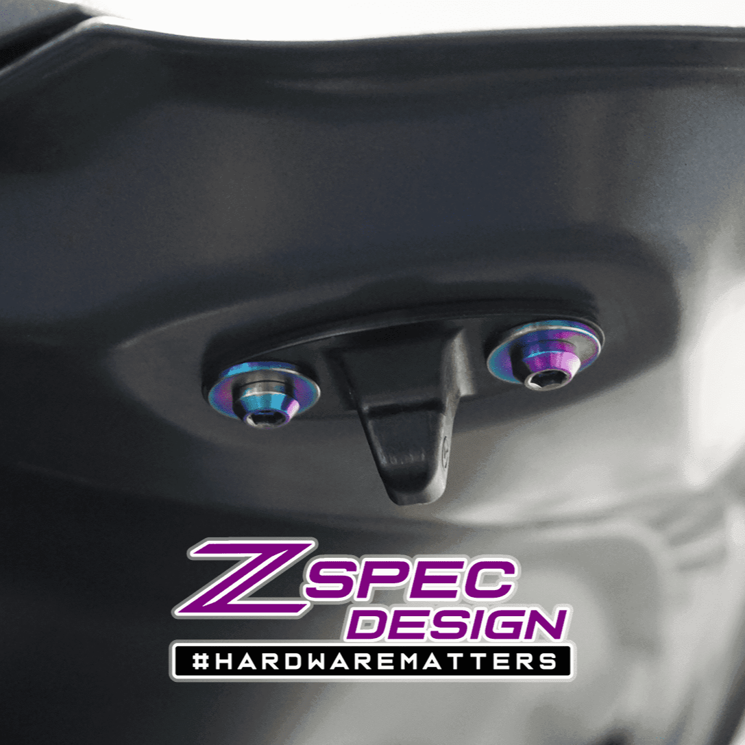 ZSPEC "Stage 1" Dress Up Bolts® Fastener Kit for '16-23 Mazda CX-9, Titanium - ZSPEC Design LLC - Hardware Fasteners - cx-9, Fastener Kit, mazda, stage 1 - zspecdesign.com