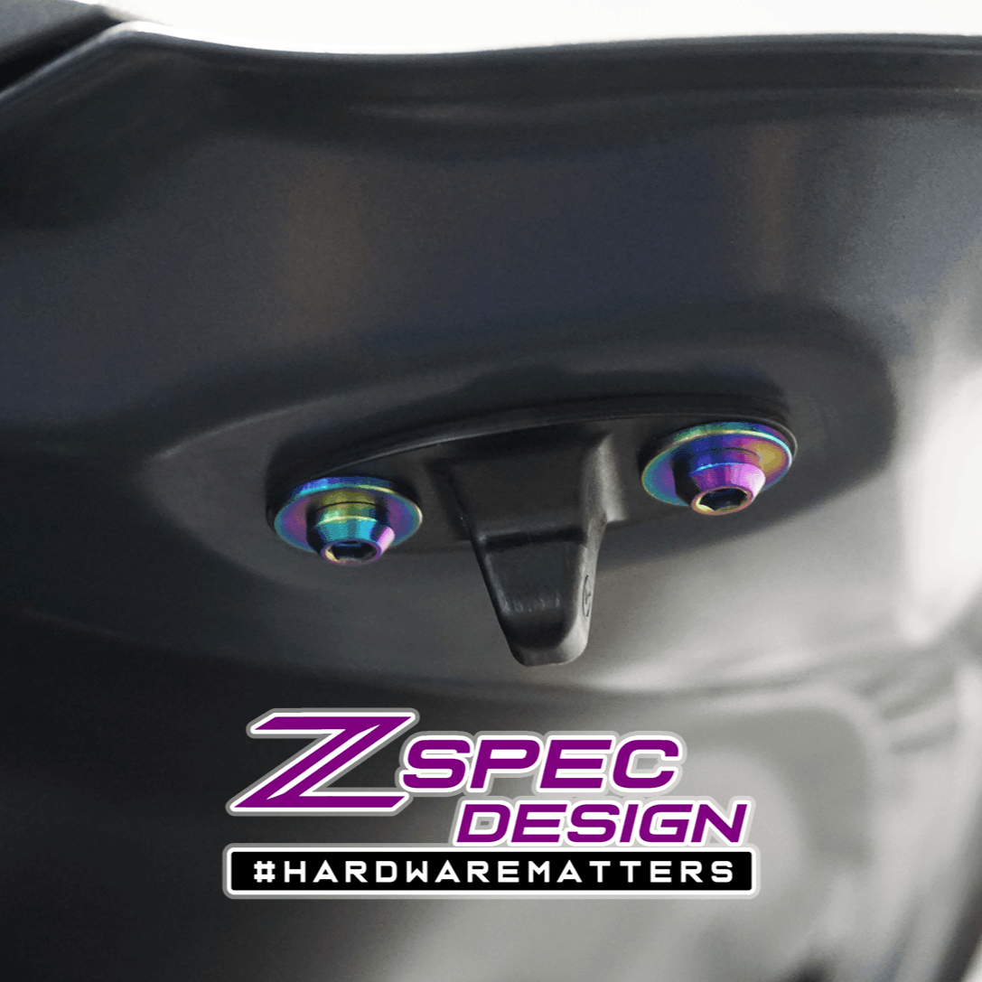 ZSPEC Dress Up Bolts® Hatch/Trunk-Area Fastener Kit for '17-23 Mazda CX-9, Titanium - ZSPEC Design LLC - Hardware Fasteners - cx-9, Fastener Kit, mazda - zspecdesign.com