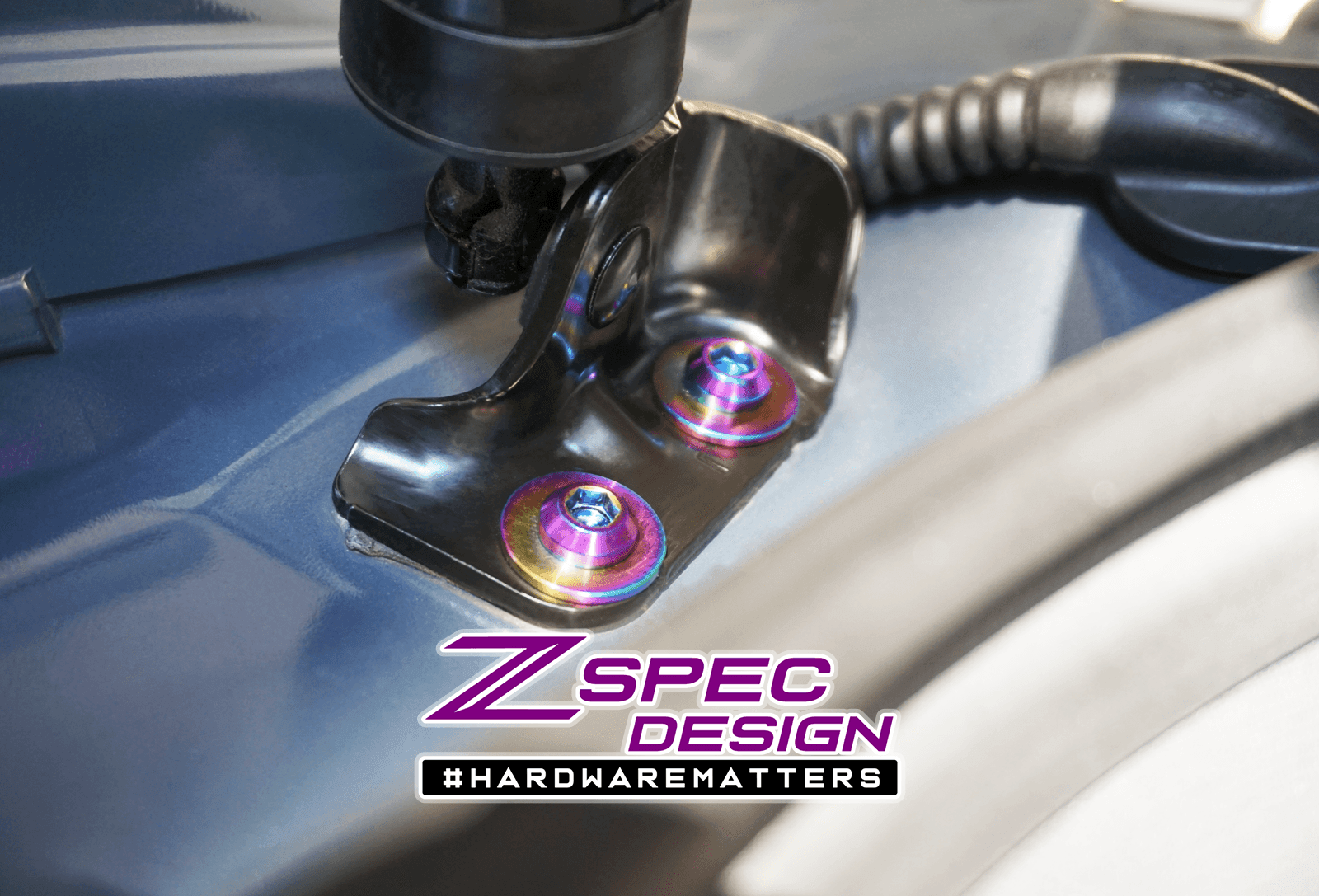 ZSPEC "Stage 1" Dress Up Bolts® Fastener Kit for '17-23 Mazda CX-5, Titanium - ZSPEC Design LLC - Hardware Fasteners - cx-9, Fastener Kit, mazda, stage 1 - zspecdesign.com