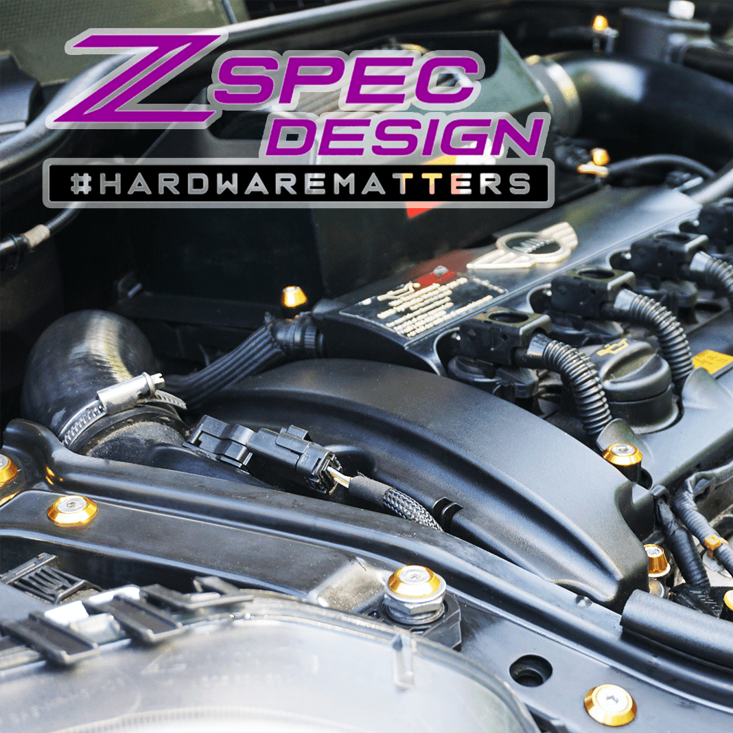 ZSPEC "Stage 3" Dress Up Bolts® Fastener Kit for '06-13 Mini R56 Hatch/Hard-Top, Stainless & Billet - ZSPEC Design LLC - Hardware Fasteners - Fastener Kit, mini, r56, stage 3, Washer Color - zspecdesign.com
