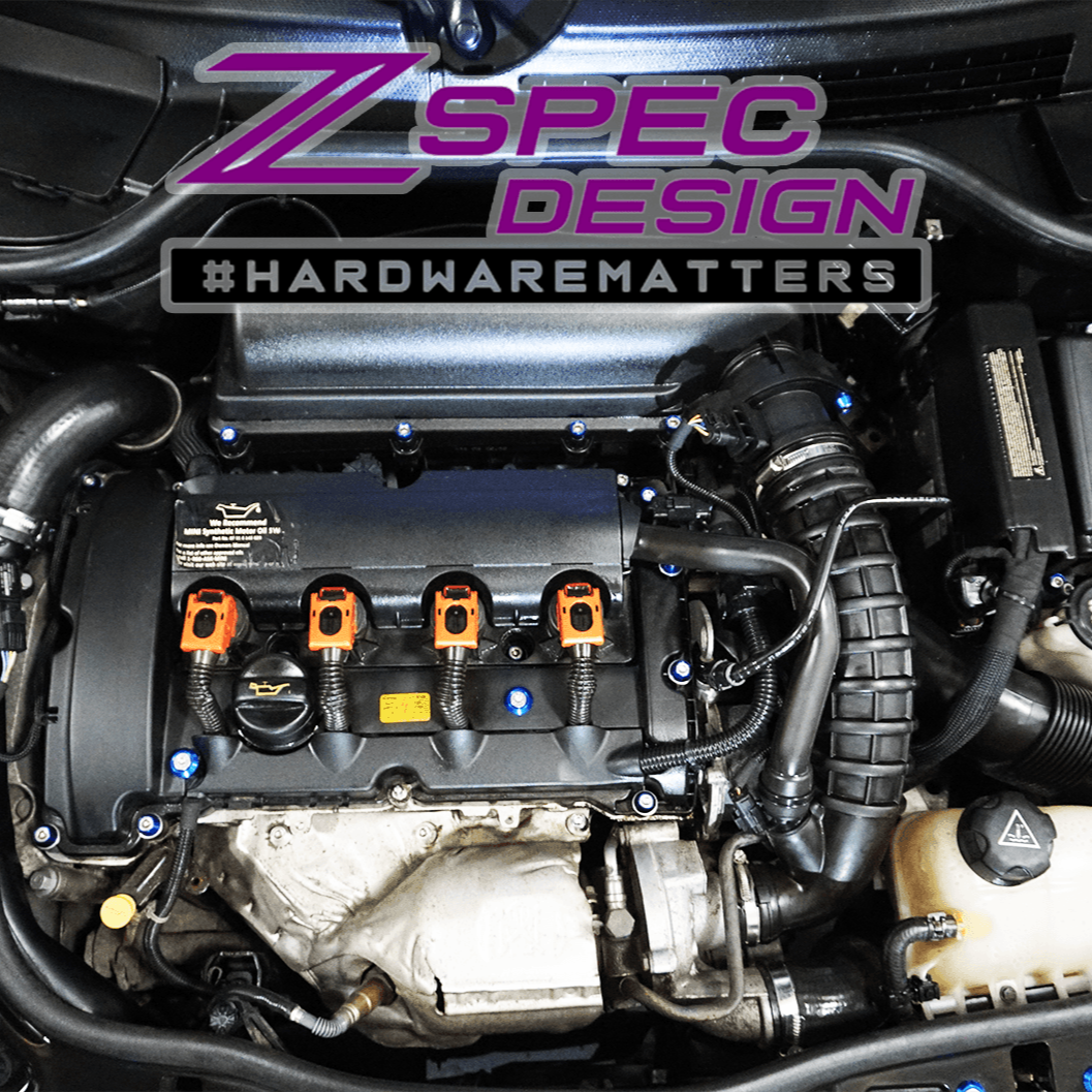 ZSPEC "Stage 3" Dress Up Bolts® Fastener Kit for '07-14 Mini Clubman R55, Stainless & Billet - ZSPEC Design LLC - Hardware Fasteners - clubman, Fastener Kit, mini, r55, stage 3, Washer Color - zspecdesign.com