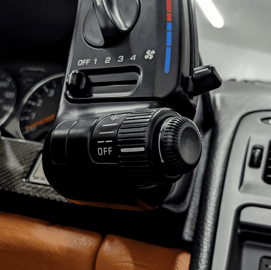 ZSPEC LHD Wiper Control Knobs for '90+ Nissan 300zx Z32, Mode & Interval Knobs - ZSPEC Design LLC - Hardware Fasteners - 300zx, 300zx pods, knob, lhd, nissan, repro, z32, z32 pod - zspecdesign.com