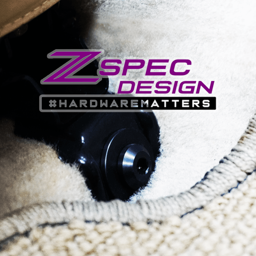 ZSPEC Seat Dress Up Bolts® Fastener Kit for '90-99 Nissan 300zx Z32, Titanium - ZSPEC Design LLC - Hardware Fasteners - 300zx, Fastener Kit, interior, Interior Fastener Kits, nissan, Seat, Titanium, z32 - zspecdesign.com