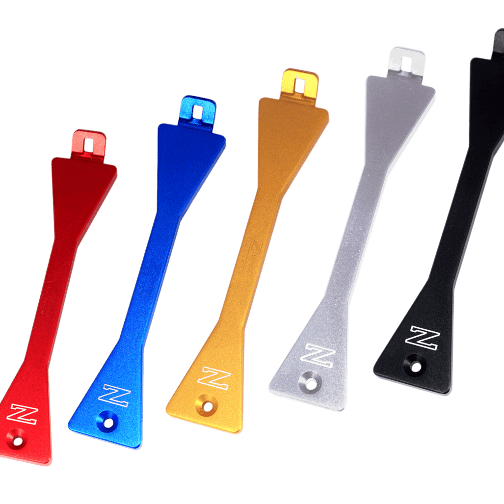 ZSPEC Battery Hold Down/Bracket Kit for Nissan Z31 300zx '84-89, Billet, w/ Stainless Hardware - ZSPEC Design LLC - Hardware Fasteners - 300zx, accessory, battery, battery bracket, bracket, nissan, z31 - zspecdesign.com