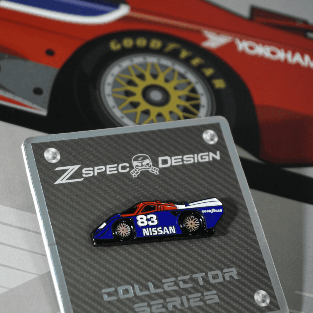 ZSPEC Nissan #83 GTP Race-Car Tribute Lapel / Hat Pin - ZSPEC Design LLC - Collectibles - accessory, lapel, lifestyle, nissan, nissan pin, pin, Z - zspecdesign.com