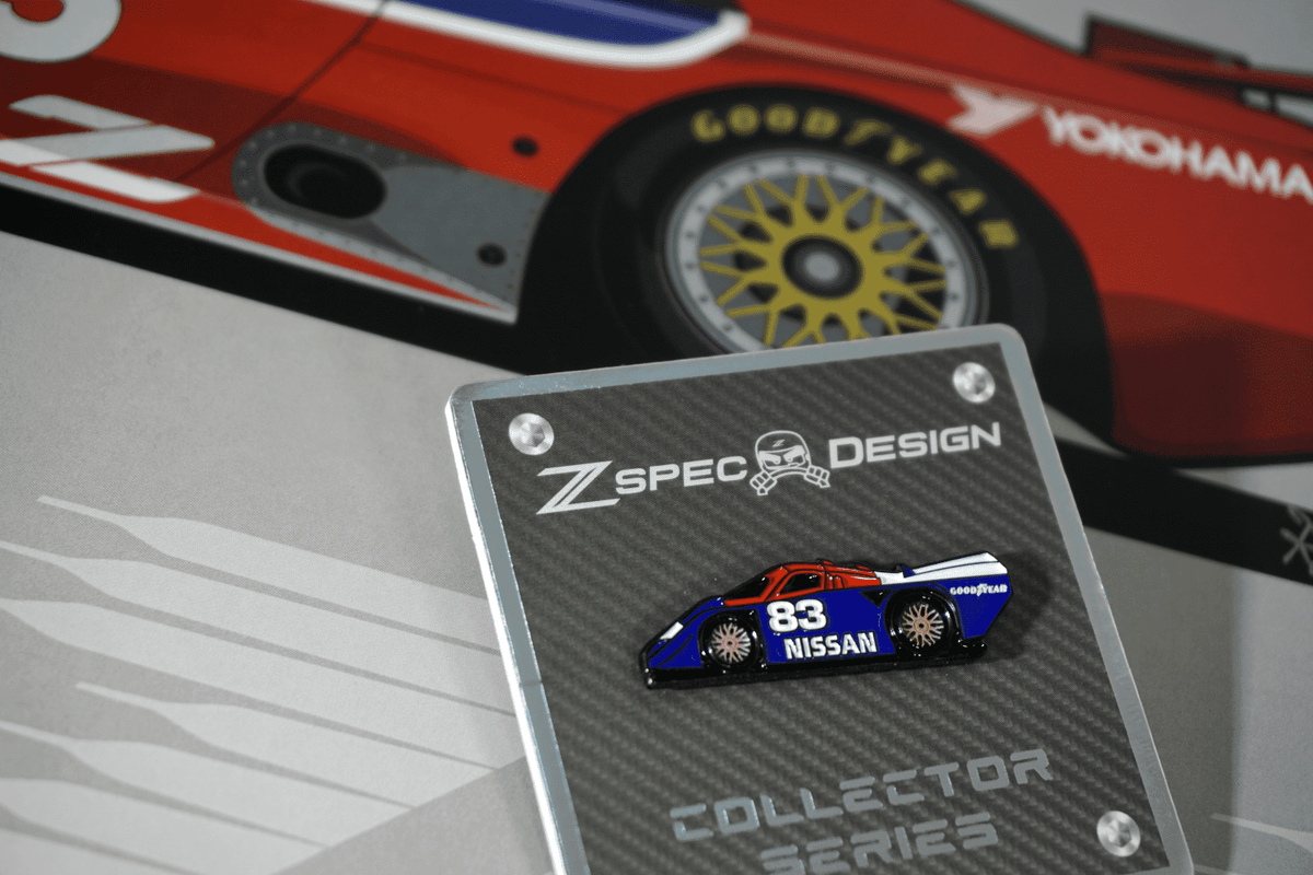 ZSPEC Nissan #83 GTP Race-Car Tribute Lapel / Hat Pin Collectibles ZSPEC Design LLC.