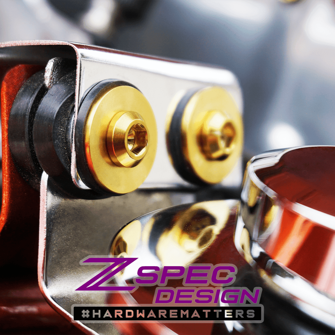 ZSPEC "Stage 1" Dress Up Bolts® Hardware Kit for Nissan 300zx Z32, Titanium - ZSPEC Design LLC - Hardware Fasteners - 300zx, Fastener Kit, nissan, stage 1, titanium, z32 - zspecdesign.com