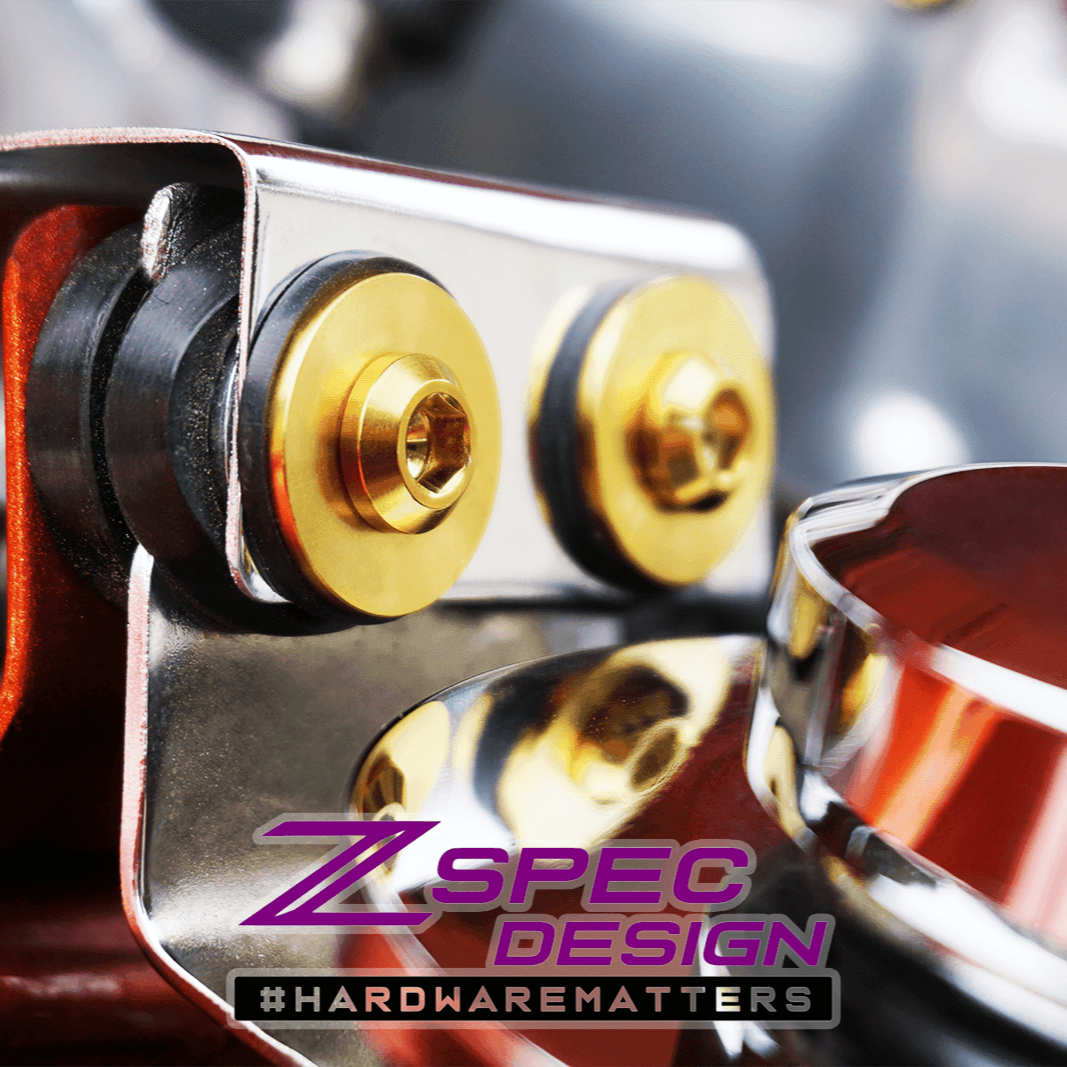 ZSPEC "Stage 2" Dress Up Bolts® Hardware Kit for Nissan 300zx Z32, Titanium - ZSPEC Design LLC - Hardware Fasteners - 300zx, Fastener Kit, nissan, stage 2, titanium, z32 - zspecdesign.com