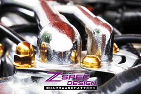 "Stage 1" Titanium Dress-Up Bolts(TM) Kit for Nissan 300zx Z32 by ZSPEC Grade5 GR5 Burned Black Red Blue Silver Gold Purple NISMO