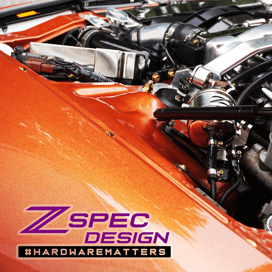 ZSPEC "Stage 3" Dress Up Bolts® Hardware Kit for Nissan 300zx Z32, Titanium - ZSPEC Design LLC - Hardware Fasteners - 300zx, Fastener Kit, nissan, stage 3, titanium, z32 - zspecdesign.com