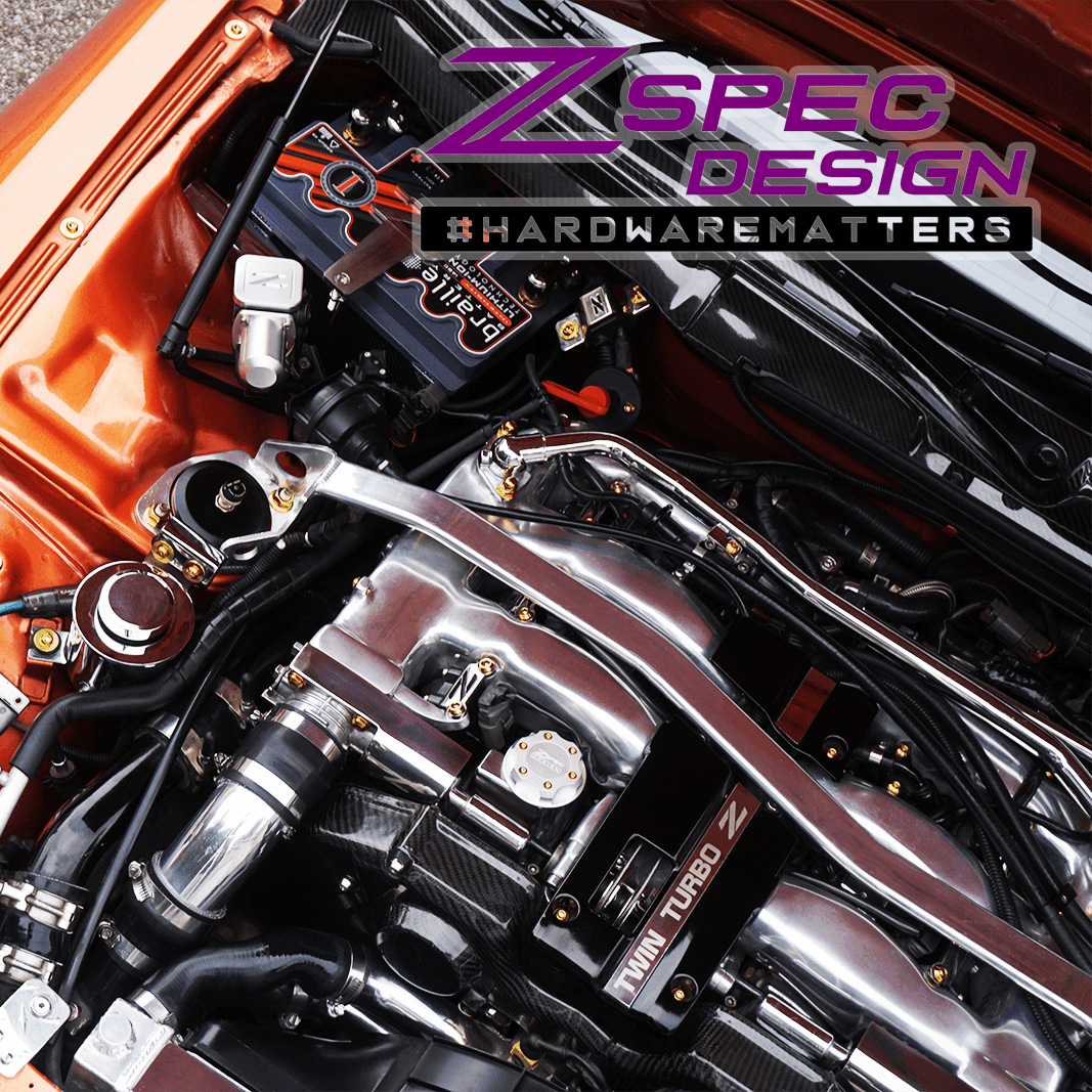 ZSPEC "Stage 3" Dress Up Bolts® Hardware Kit for Nissan 300zx Z32, Titanium - ZSPEC Design LLC - Hardware Fasteners - 300zx, Fastener Kit, nissan, stage 3, titanium, z32 - zspecdesign.com