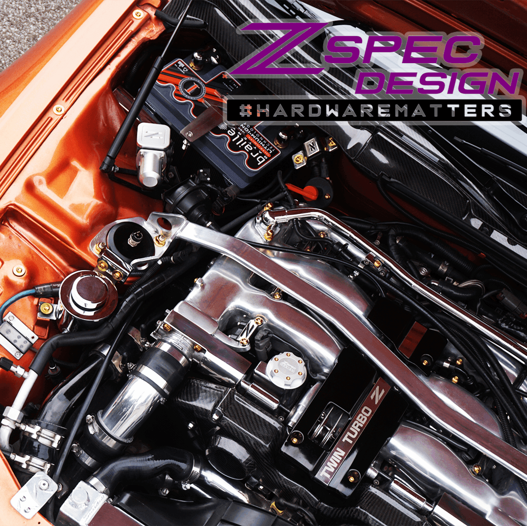 ZSPEC "Stage 2" Dress Up Bolts® Hardware Kit for Nissan 300zx Z32, Titanium - ZSPEC Design LLC - Hardware Fasteners - 300zx, Fastener Kit, nissan, stage 2, titanium, z32 - zspecdesign.com