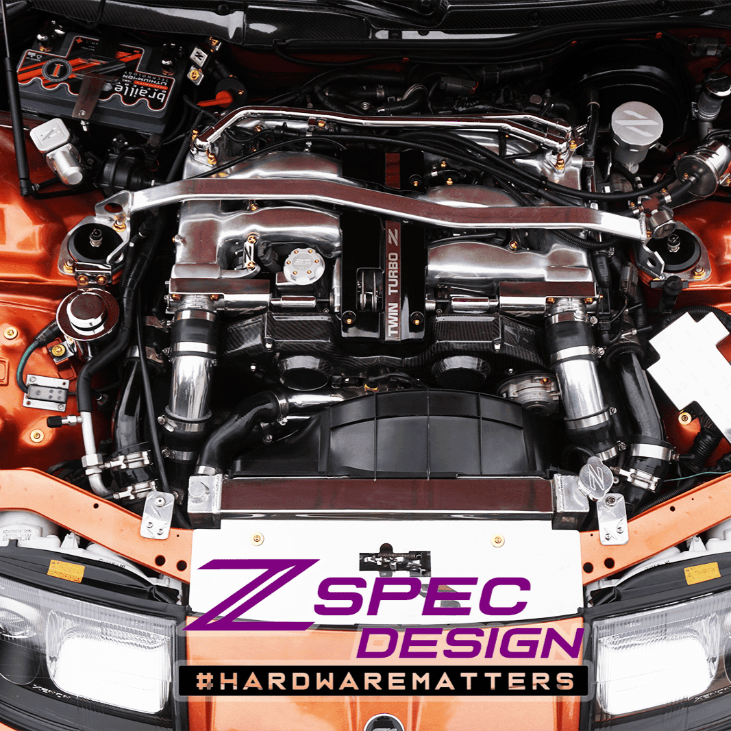 ZSPEC "Stage 3" Dress Up Bolts® Hardware Kit for Nissan 300zx Z32, Titanium - ZSPEC Design LLC - Hardware Fasteners - 300zx, Fastener Kit, nissan, stage 3, titanium, z32 - zspecdesign.com