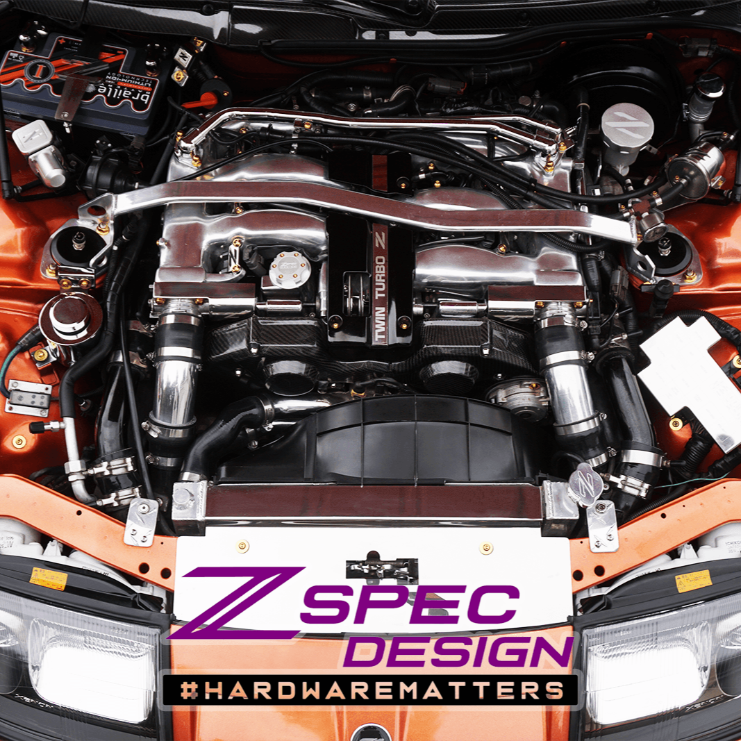 ZSPEC "Stage 1" Dress Up Bolts® Hardware Kit for Nissan 300zx Z32, Titanium - ZSPEC Design LLC - Hardware Fasteners - 300zx, Fastener Kit, nissan, stage 1, titanium, z32 - zspecdesign.com