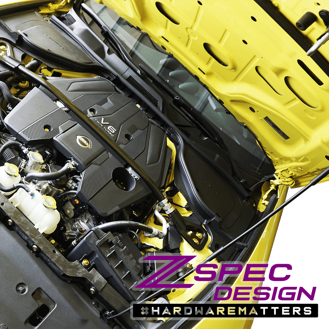 ZSPEC "Stage 1" Dress Up Bolts® Hardware Kit for Nissan Z RZ34, Titanium & Billet - ZSPEC Design LLC - Hardware Fasteners - 400z, Fastener Kit, nissan, nissan z, RZ34, stage 1, titanium - zspecdesign.com