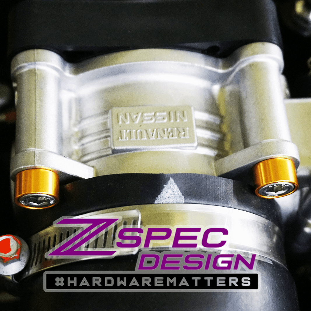 ZSPEC "Stage 1" Dress Up Bolts® Hardware Kit for Nissan Z RZ34, Stainless & Billet - ZSPEC Design LLC - Hardware Fasteners - 400z, Fastener Kit, nissan, nissan z, RZ34, stage 1, titanium - zspecdesign.com