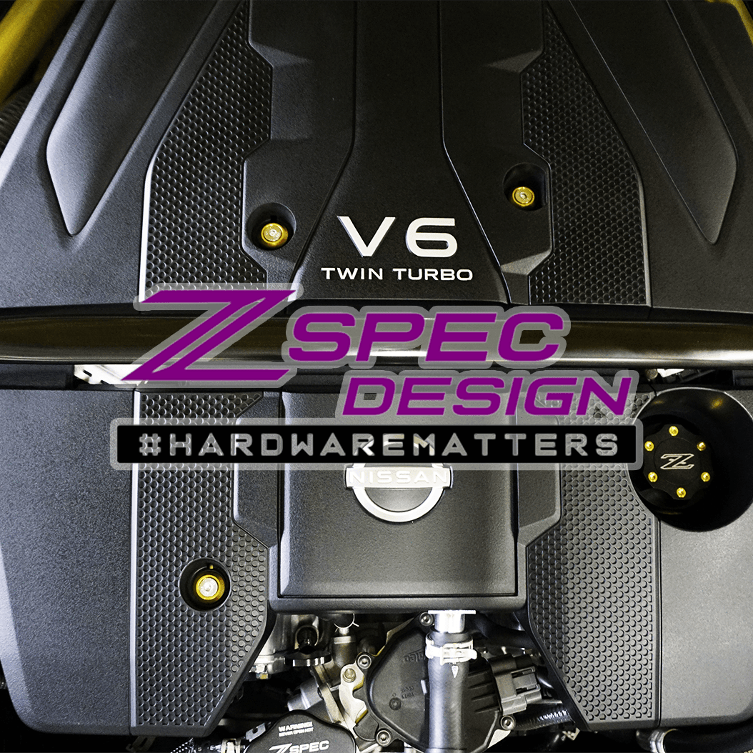 ZSPEC "Stage 1" Dress Up Bolts® Hardware Kit for Nissan Z RZ34, Stainless & Billet - ZSPEC Design LLC - Hardware Fasteners - 400z, Fastener Kit, nissan, nissan z, RZ34, stage 1, titanium - zspecdesign.com