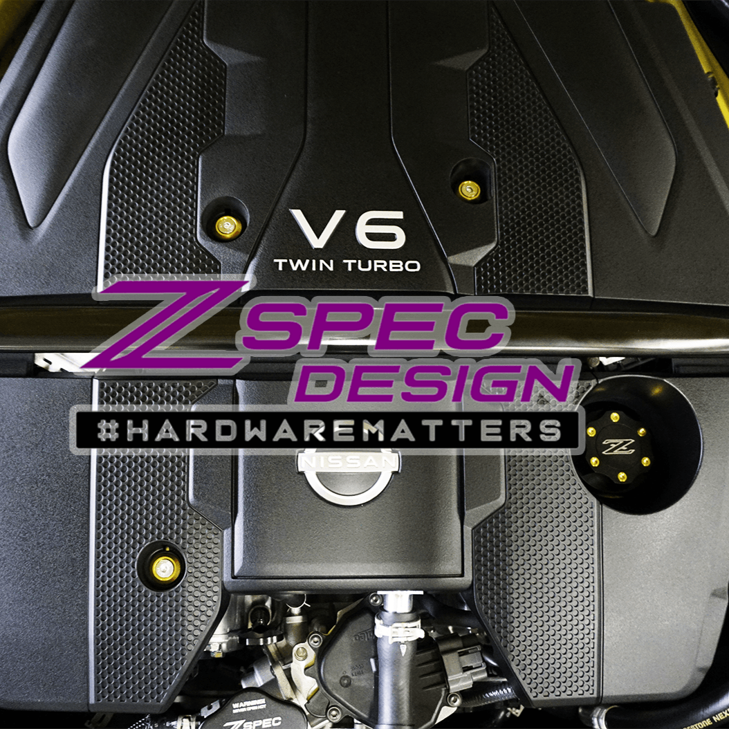 ZSPEC "Stage 2" Dress Up Bolts® Hardware Kit for Nissan Z RZ34, Stainless & Billet - ZSPEC Design LLC - Hardware Fasteners - 400z, Fastener Kit, nissan, nissanz, RZ34, stage 2, titanium - zspecdesign.com