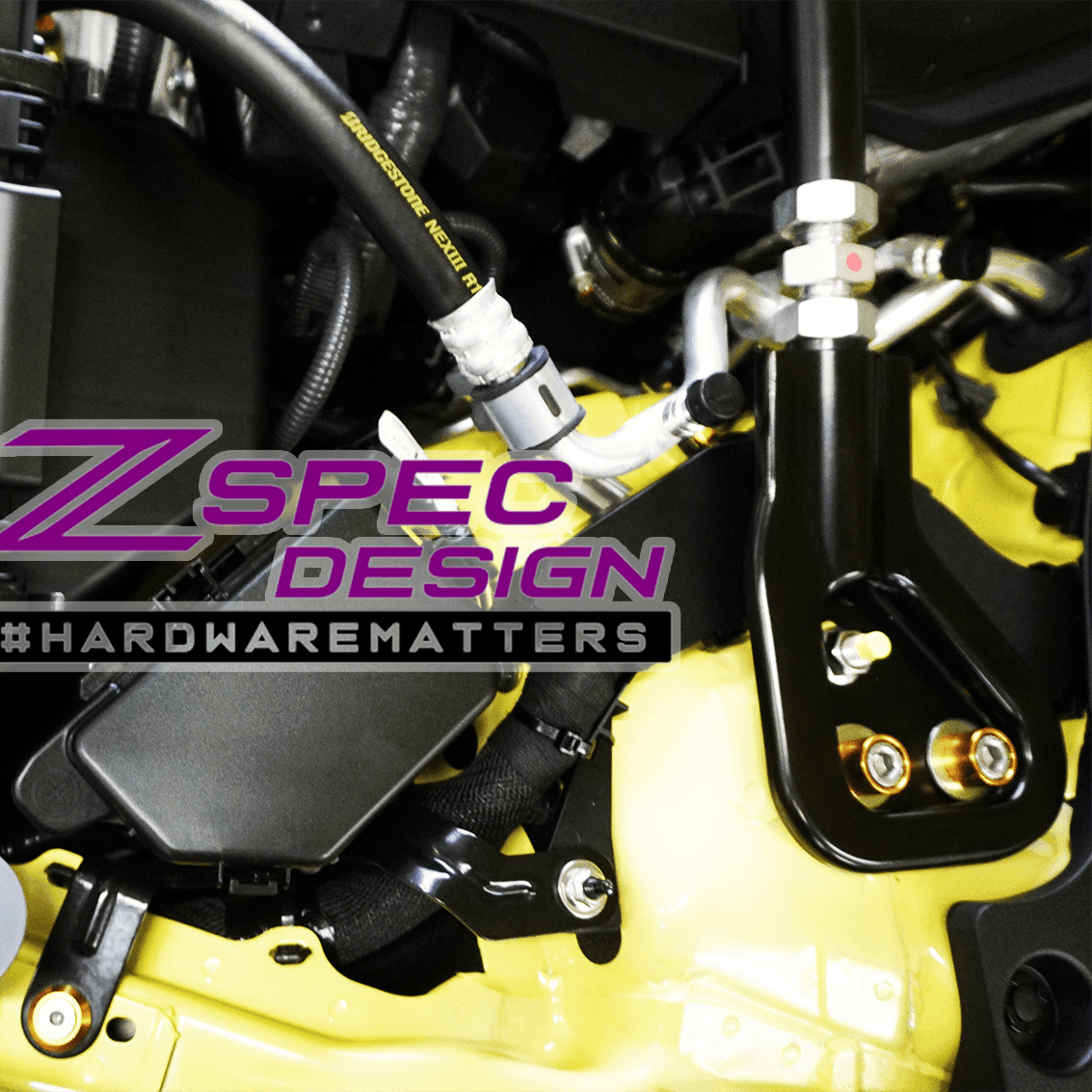 ZSPEC "Stage 1" Dress Up Bolts® Hardware Kit for Nissan Z RZ34, Stainless & Billet - ZSPEC Design LLC - Hardware Fasteners - 400z, Fastener Kit, nissan, nissan z, RZ34, stage 1, titanium - zspecdesign.com