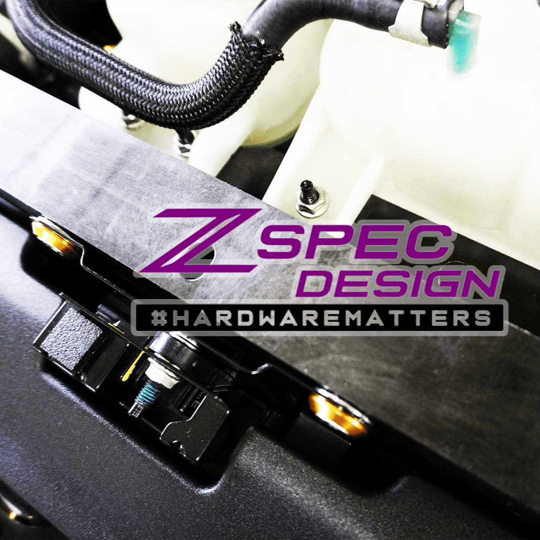 ZSPEC "Stage 2" Dress Up Bolts® Hardware Kit for Nissan Z RZ34, Stainless & Billet - ZSPEC Design LLC - Hardware Fasteners - 400z, Fastener Kit, nissan, nissanz, RZ34, stage 2, titanium - zspecdesign.com