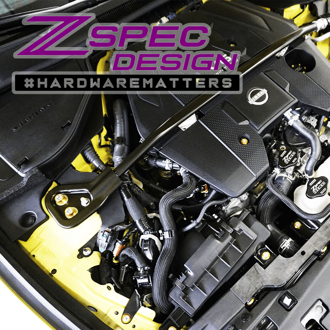 ZSPEC "Stage 1" Dress Up Bolts® Hardware Kit for Nissan Z RZ34, Stainless & Billet - ZSPEC Design LLC - Hardware Fasteners - 400z, Fastener Kit, nissan, nissan z, RZ34, stage 1, titanium - zspecdesign.com