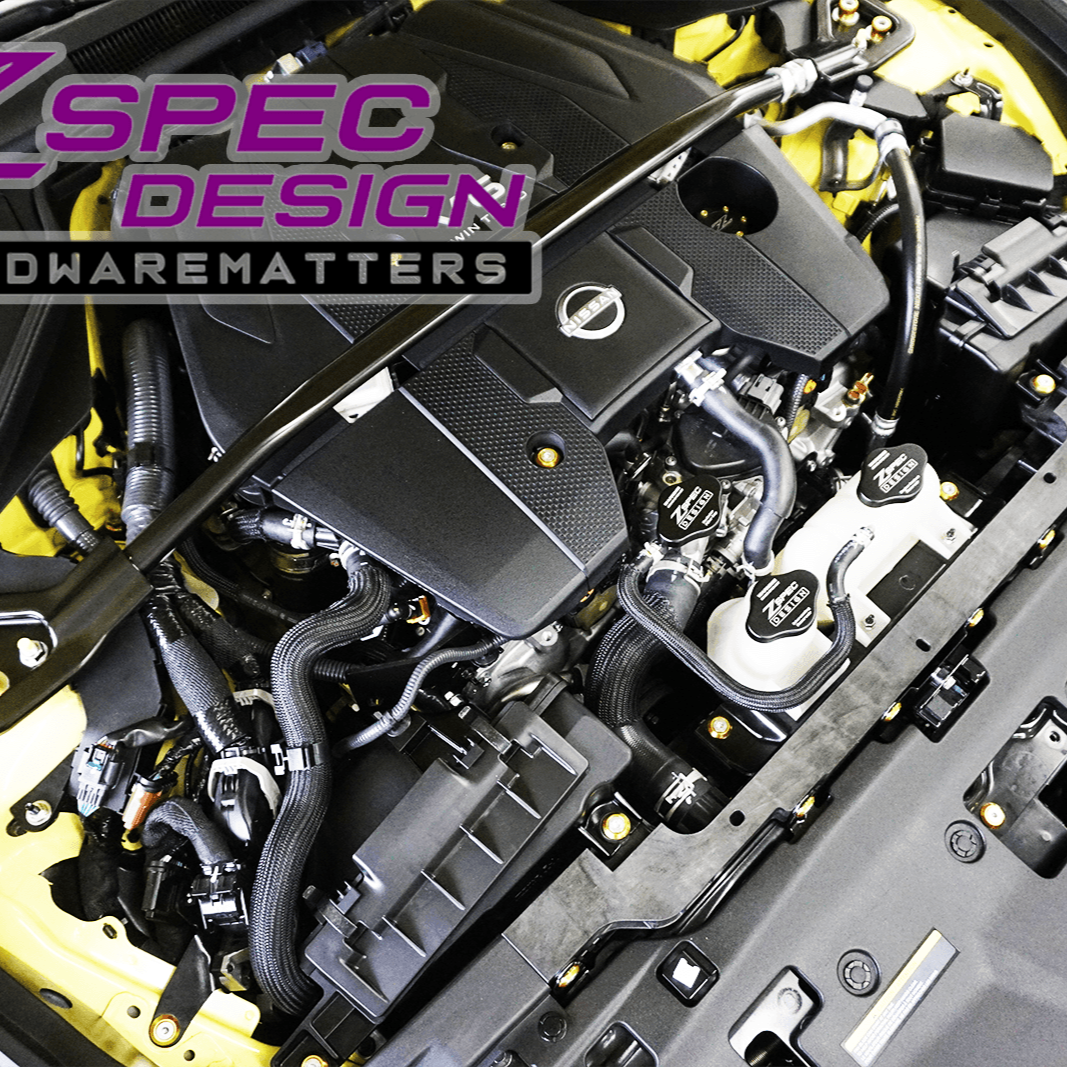 ZSPEC "Stage 2" Dress Up Bolts® Hardware Kit for Nissan Z RZ34, Stainless & Billet - ZSPEC Design LLC - Hardware Fasteners - 400z, Fastener Kit, nissan, nissanz, RZ34, stage 2, titanium - zspecdesign.com