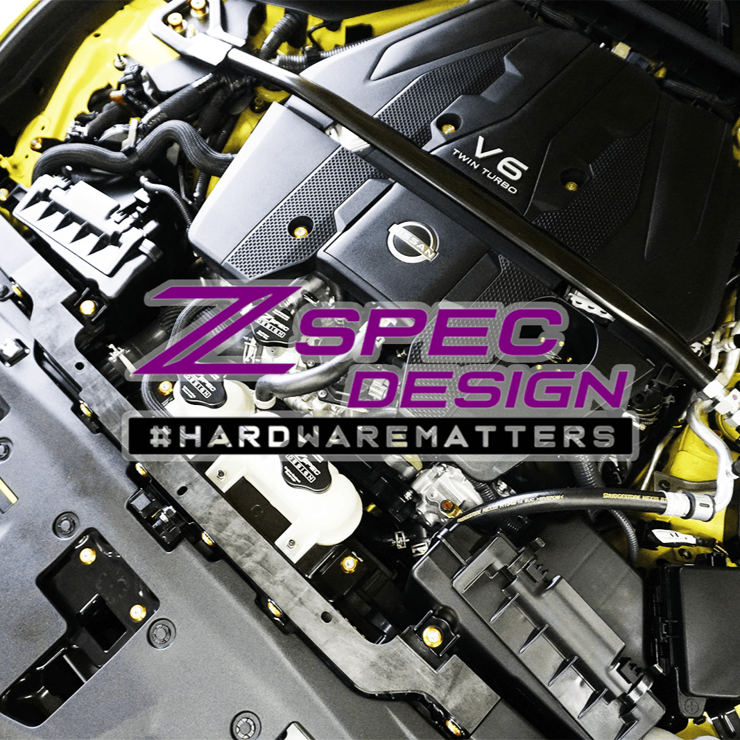 ZSPEC "Stage 1" Dress Up Bolts® Hardware Kit for Nissan Z RZ34, Stainless & Billet - ZSPEC Design LLC - Hardware Fasteners - 400z, Fastener Kit, nissan, nissan z, RZ34, stage 1, titanium - zspecdesign.com