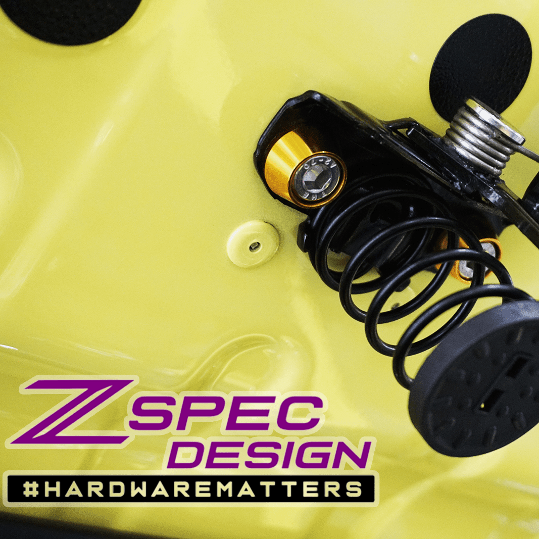ZSPEC "Stage 2" Dress Up Bolts® Hardware Kit for Nissan Z RZ34, Stainless & Billet - ZSPEC Design LLC - Hardware Fasteners - 400z, Fastener Kit, nissan, nissanz, RZ34, stage 2, titanium - zspecdesign.com