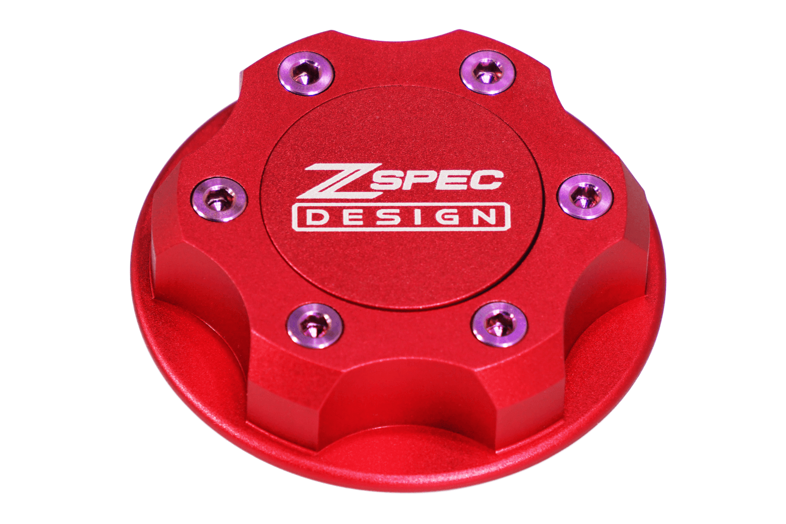 ZSPEC Billet Oil Filler Cap for Nissan/Infiniti/Datsun, Red Cap w/ Titanium Accents - ZSPEC Design LLC - Hardware Fasteners - 2023, 240sx, 240z, 260z, 280z, 280zx, 300z, 300zx, 350z, 370z, 380RS, 400z, accessory, bob sharp, cap, d40, d41, DE & HR, DE & REVUP, FairladyZ, frontier, g35, g37, GT-R, GTR, hakosuka, j30, nismo, nissan, nissanz, nisssan, oil, oil cap, q50, q60, R32, R34, RB20, RB25, RB26, RB30, rogue, RZ34, s30, titan, VQ, vq37, VR, vr30ddtt, z, z31, z32, z33, z34, z34 s2, z34s2 - zspecdesign.com
