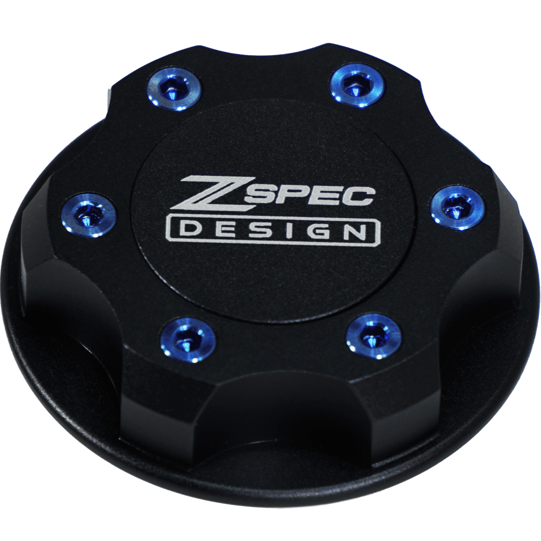 ZSPEC Billet Oil Filler Cap for Nissan/Infiniti/Datsun, Black Cap w/ Titanium Accent - ZSPEC Design LLC - Hardware Fasteners - 2023, 240sx, 240z, 260z, 280z, 280zx, 300z, 300zx, 350z, 370z, 380RS, 400z, accessory, bob sharp, cap, d40, d41, DE & HR, DE & REVUP, FairladyZ, frontier, g35, g37, GT-R, GTR, hakosuka, j30, nismo, nissan, nissanz, nisssan, oil, oil cap, q50, q60, R32, R34, RB20, RB25, RB26, RB30, rogue, RZ34, s30, titan, VQ, vq37, VR, vr30ddtt, z, z31, z32, z33, z34, z34 s2, z34s2 - zspecdesign.com