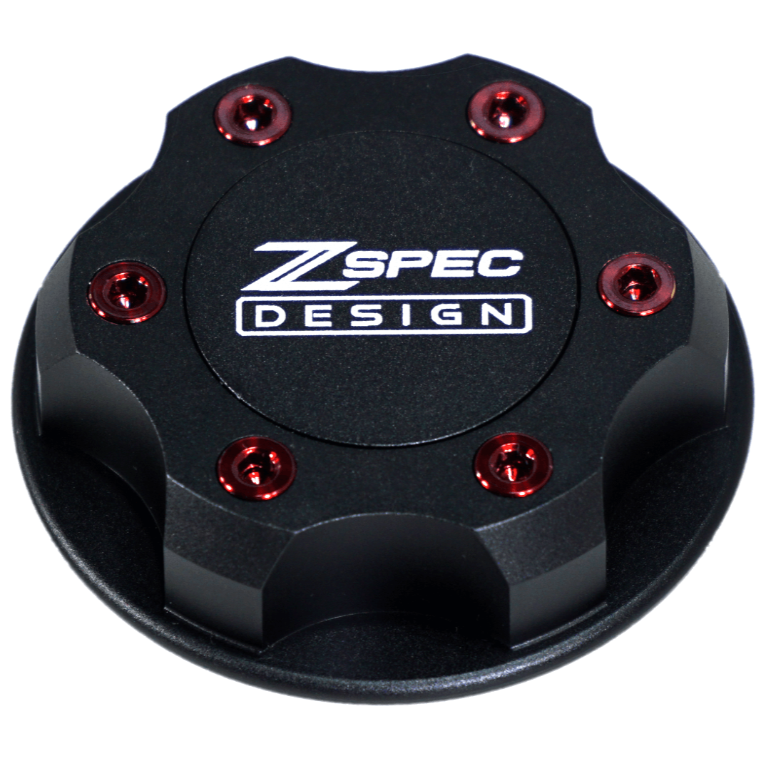 ZSPEC Billet Oil Filler Cap for Nissan/Infiniti/Datsun, Black Cap w/ Titanium Accent - ZSPEC Design LLC - Hardware Fasteners - 2023, 240sx, 240z, 260z, 280z, 280zx, 300z, 300zx, 350z, 370z, 380RS, 400z, accessory, bob sharp, cap, d40, d41, DE & HR, DE & REVUP, FairladyZ, frontier, g35, g37, GT-R, GTR, hakosuka, j30, nismo, nissan, nissanz, nisssan, oil, oil cap, q50, q60, R32, R34, RB20, RB25, RB26, RB30, rogue, RZ34, s30, titan, VQ, vq37, VR, vr30ddtt, z, z31, z32, z33, z34, z34 s2, z34s2 - zspecdesign.com
