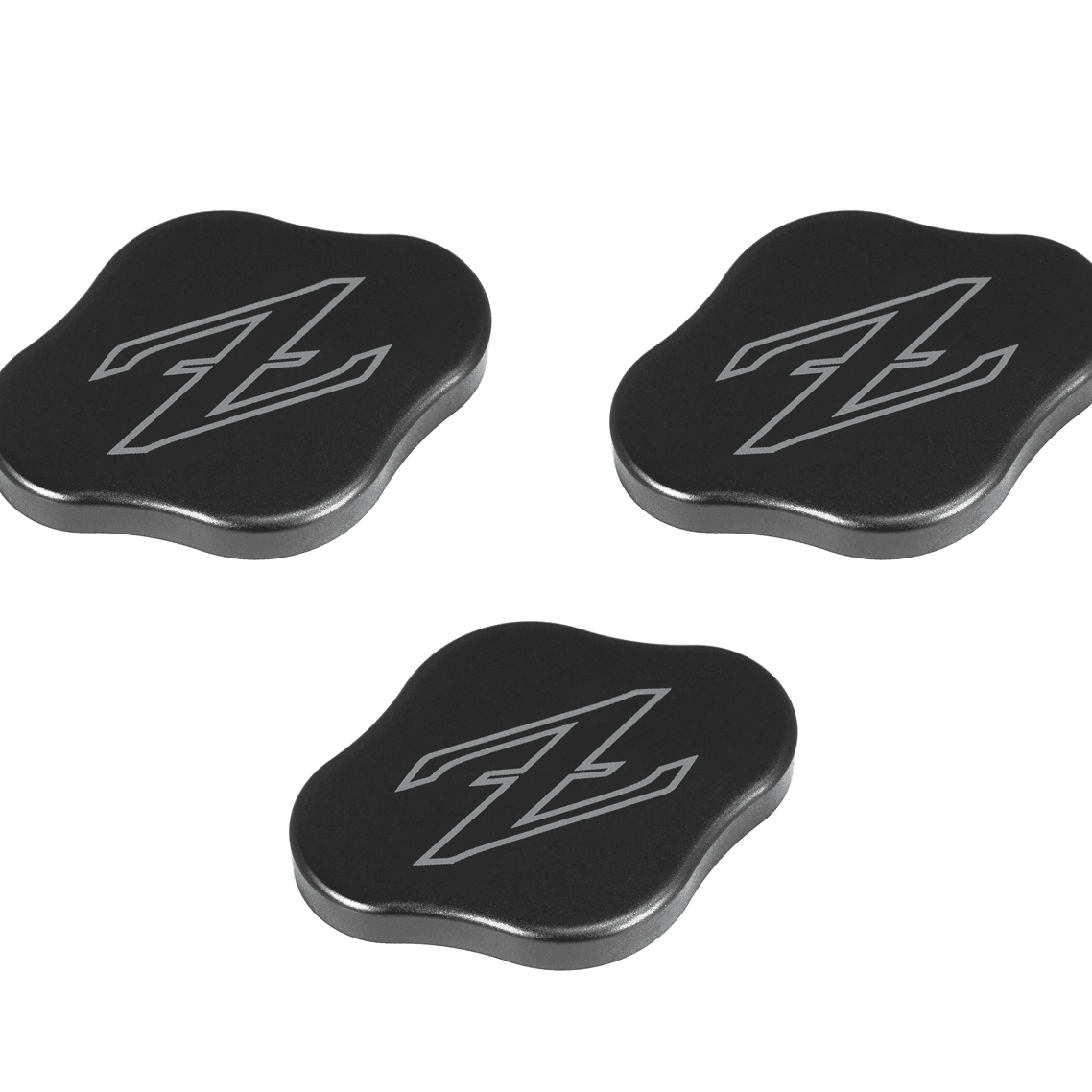 ZSPEC Fluid Reservoir Cap Covers Set for '23+ Nissan Z RZ34, Billet, 3 Caps - ZSPEC Design LLC - Hardware Fasteners - 400z, accessory, cap, nissan, nissan z, radiator cap cover, reservoir cap cover, RZ34 - zspecdesign.com