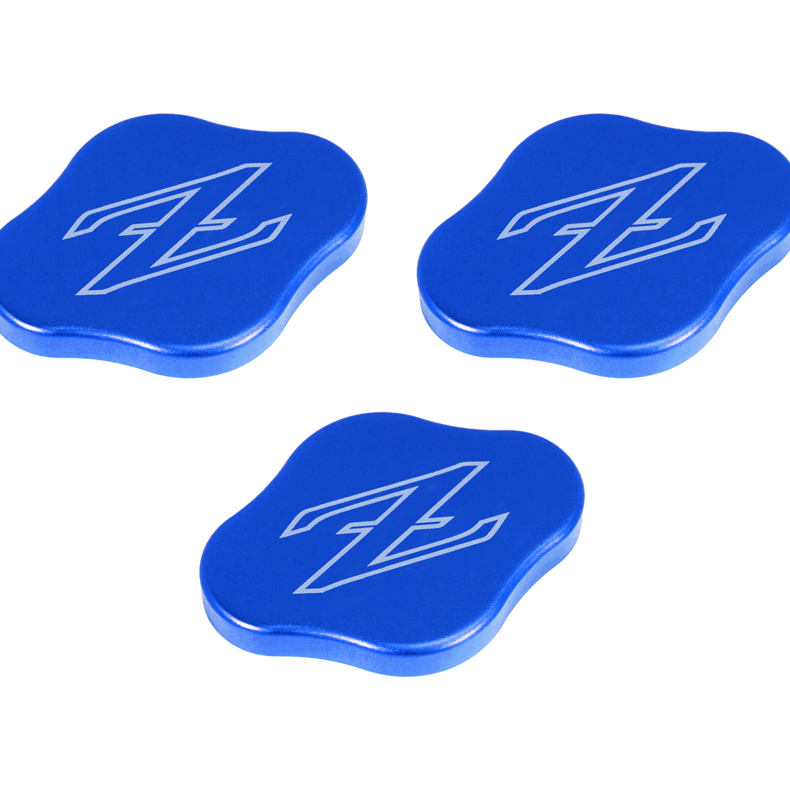 ZSPEC Fluid Reservoir Cap Covers Set for '23+ Nissan Z RZ34, Billet, 3 Caps - ZSPEC Design LLC - Hardware Fasteners - 400z, accessory, cap, nissan, nissan z, radiator cap cover, reservoir cap cover, RZ34 - zspecdesign.com